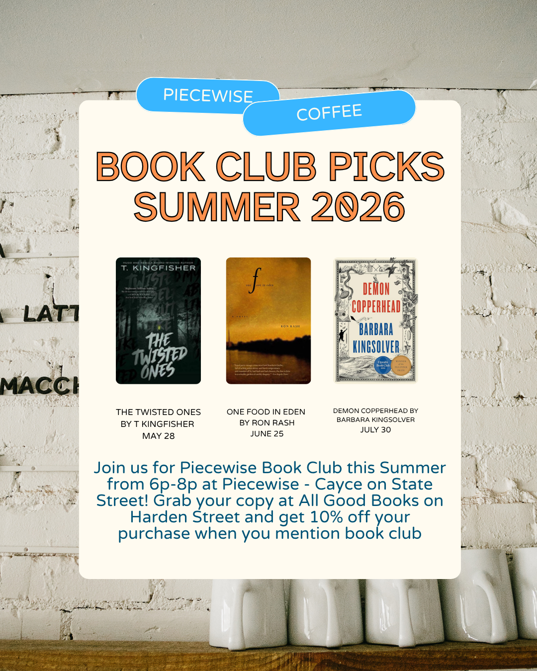 Piecewise Book Club - May