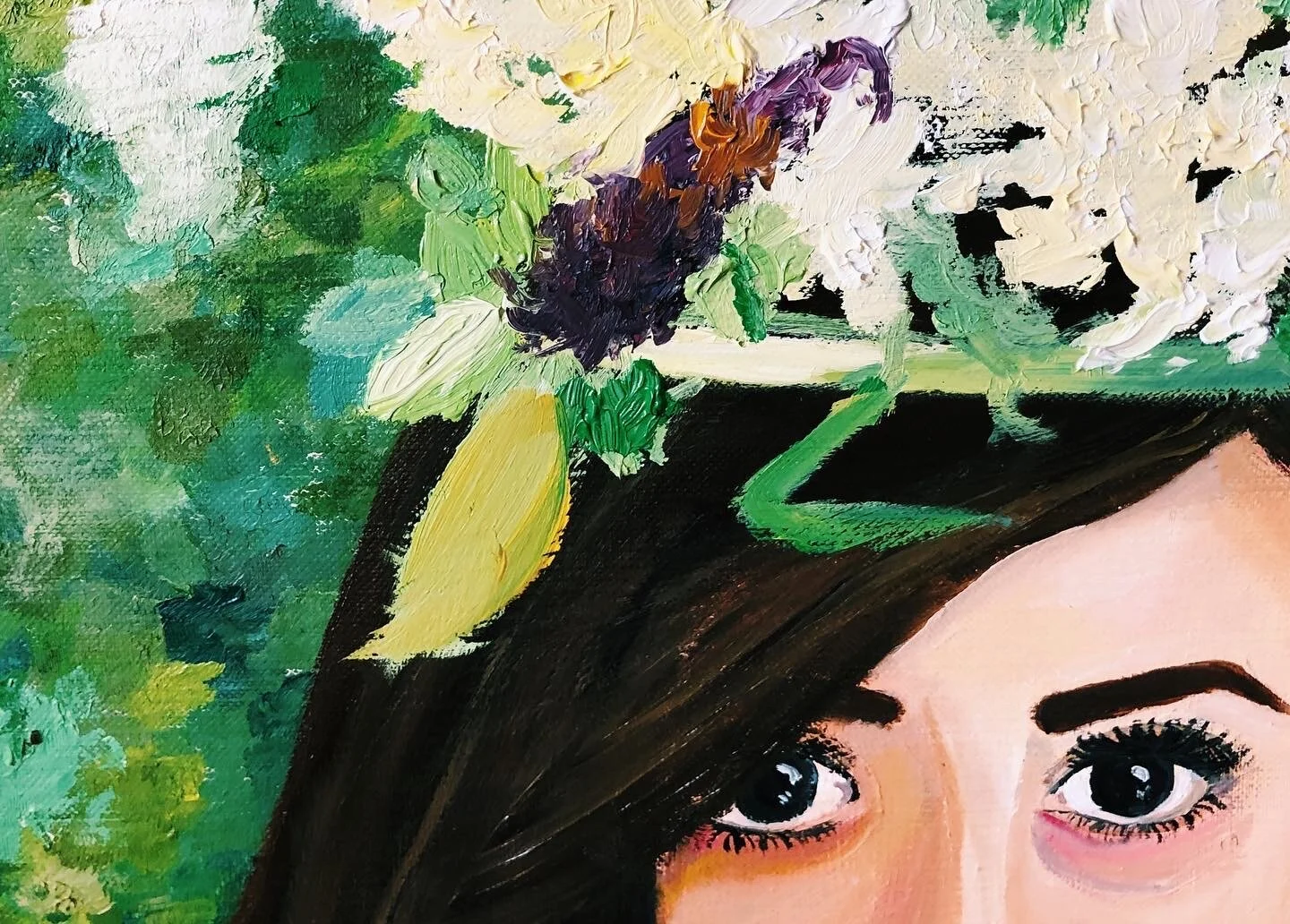 "wild child", oil on canvas