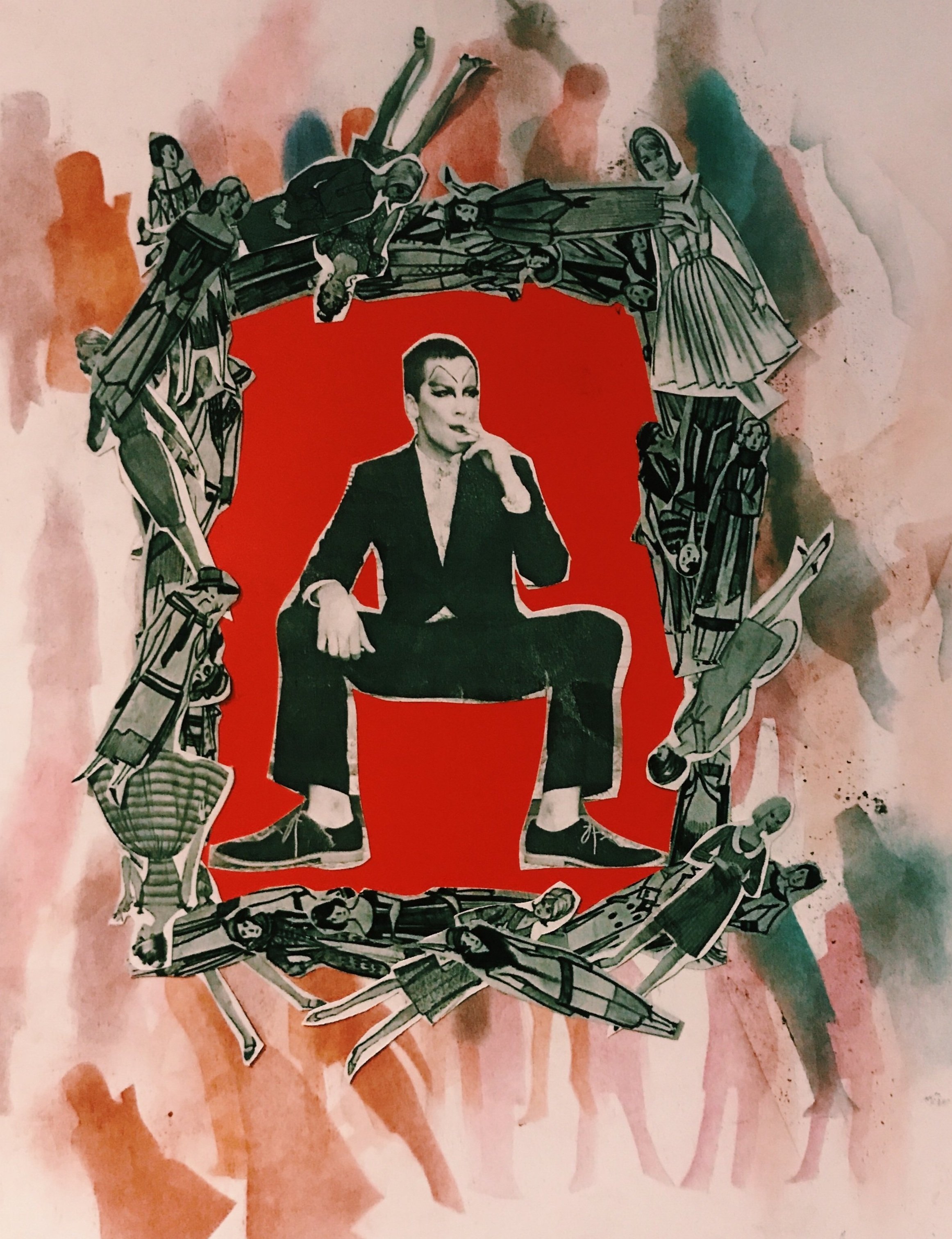 "doll", collage, 11"x8.5", 2017