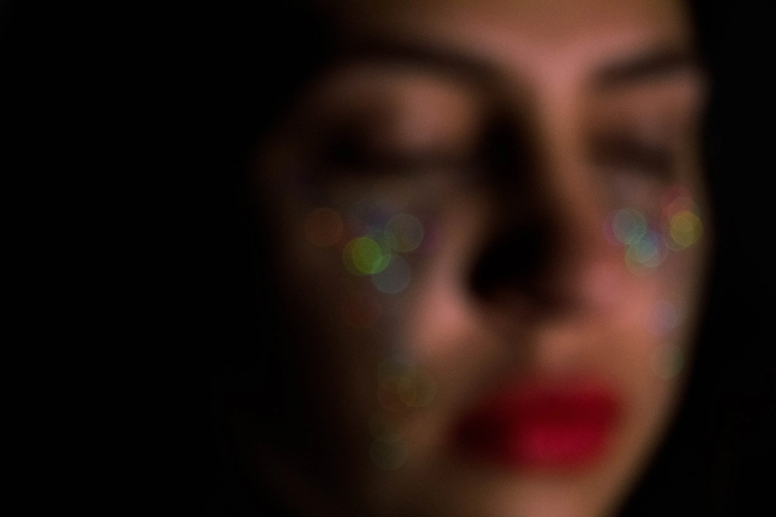 "I'm sick of being told I'm pretty when I cry...", digital photograph, 2021, published in "Chamisa: A Journal of Literary, Performance, and Visual Arts of New Mexico and the Greater Southwest"