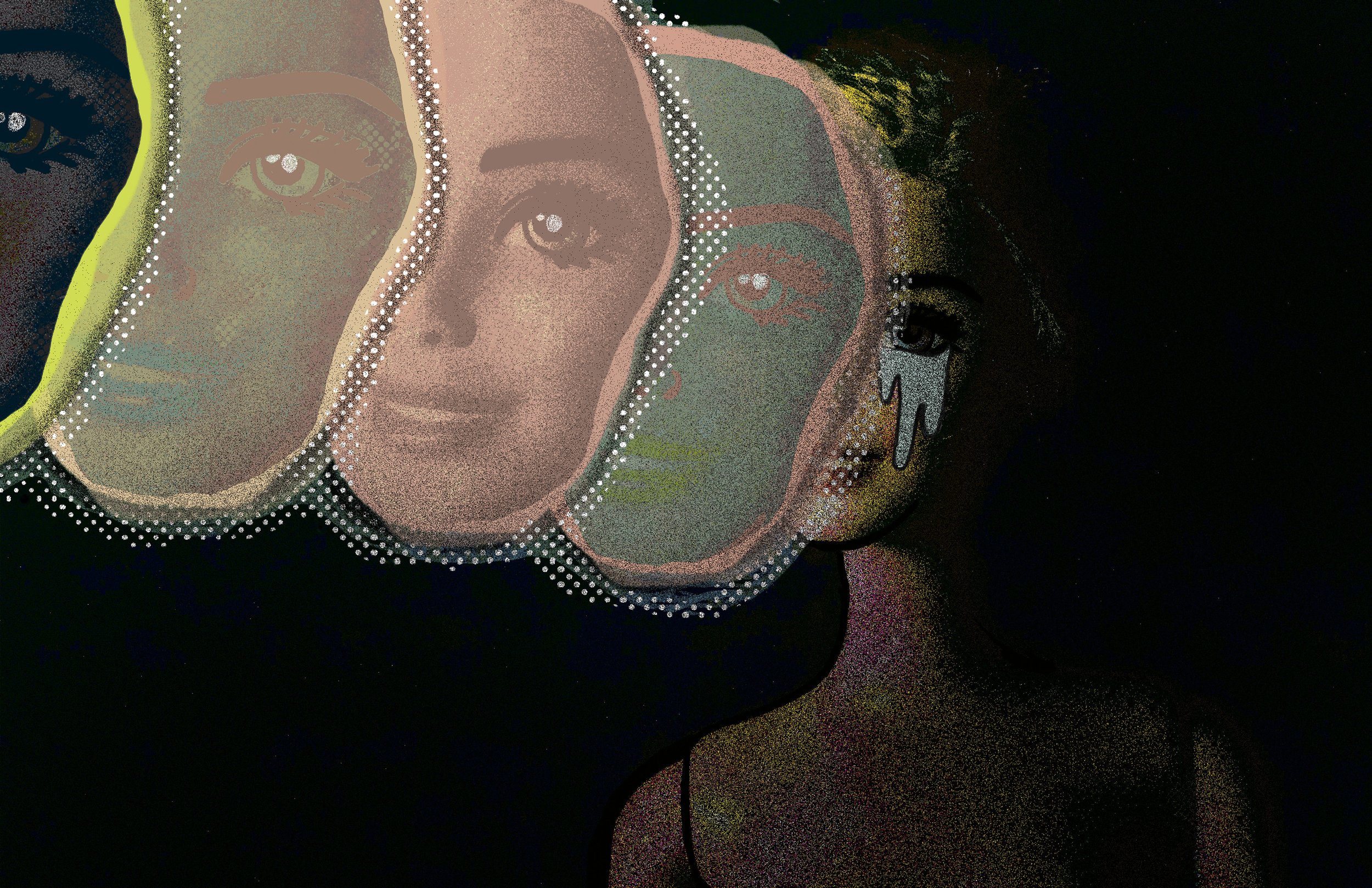 "who are you really?", digital photograph, 11"x15", 2022, published in "Conceptions Southwest"