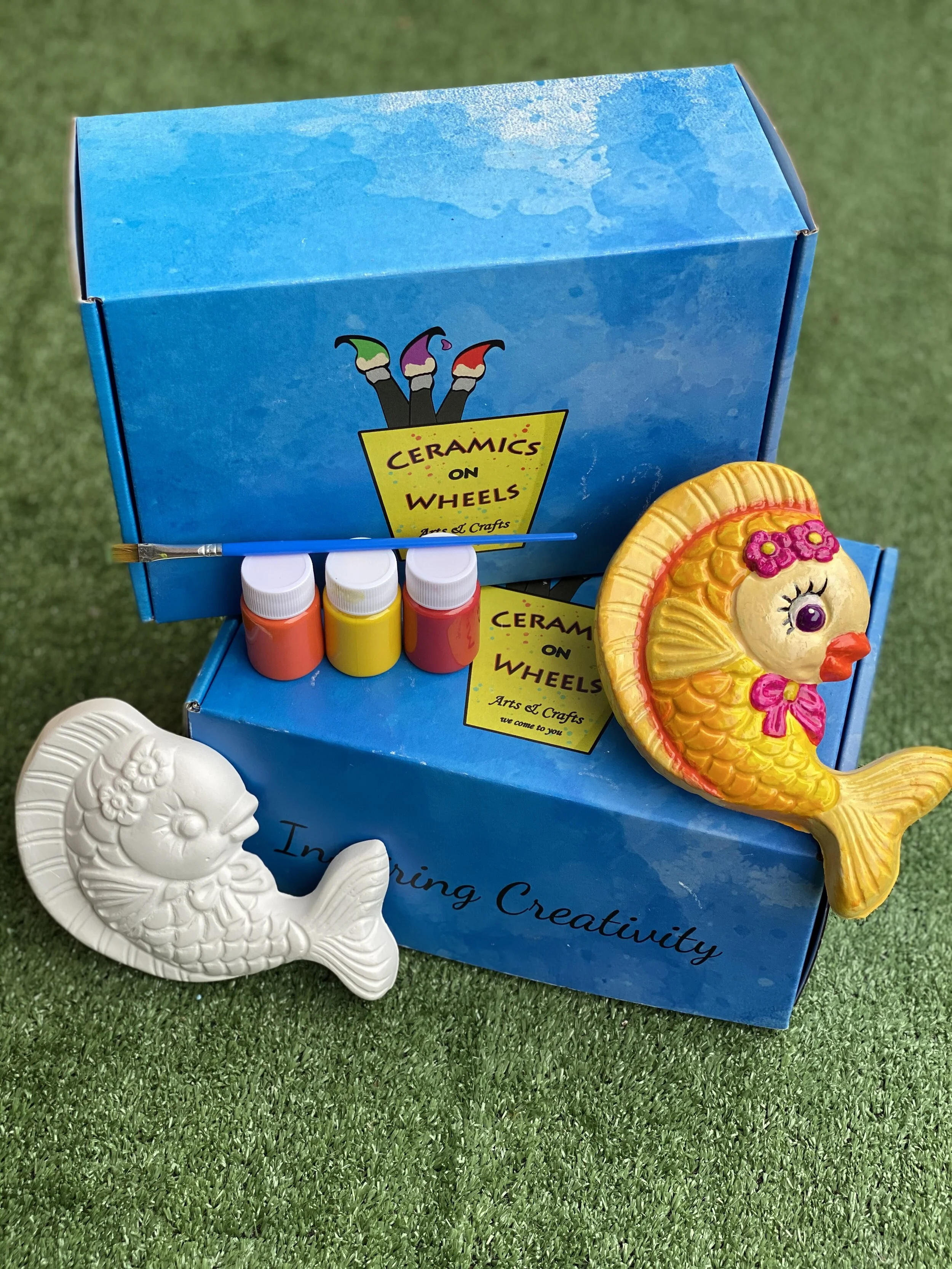 Ceramics Painting Monthly Subscription Kits — Ceramics on Wheels USA