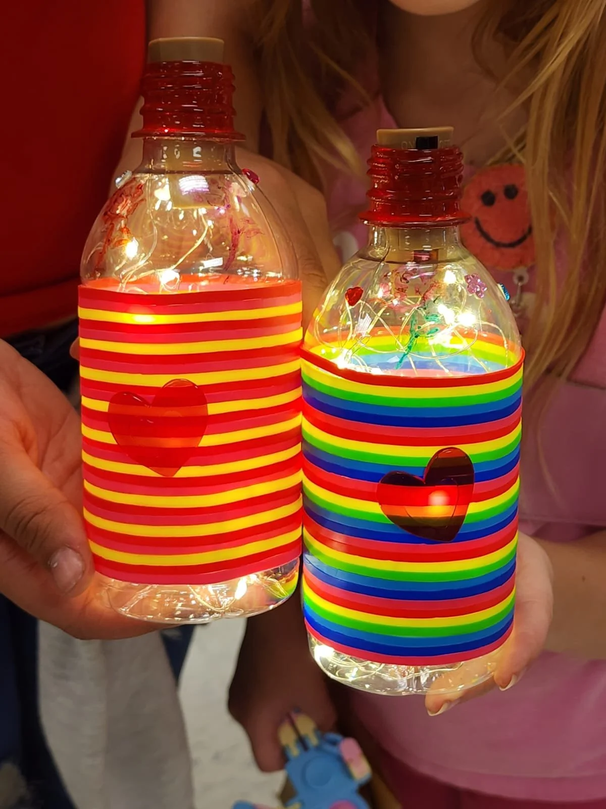 illuminated diy art experience in south florida bottle art student creations.jpg