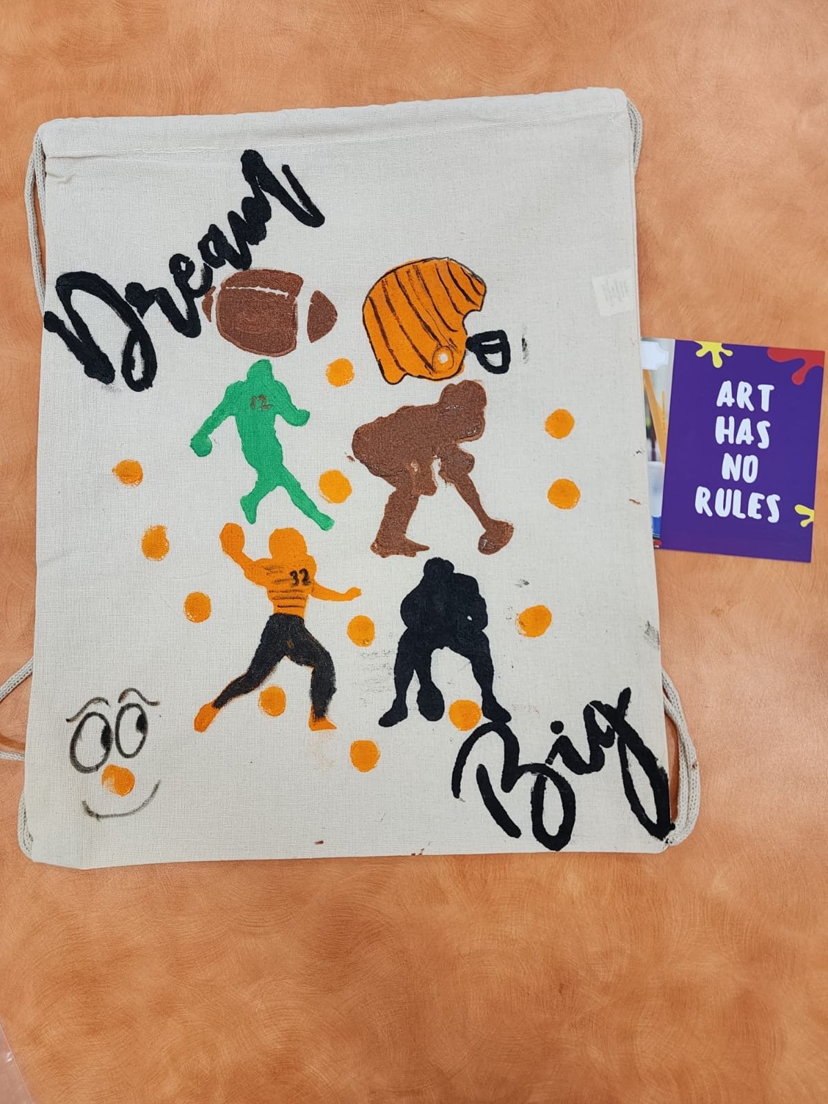 dream big football backpack art.JPG