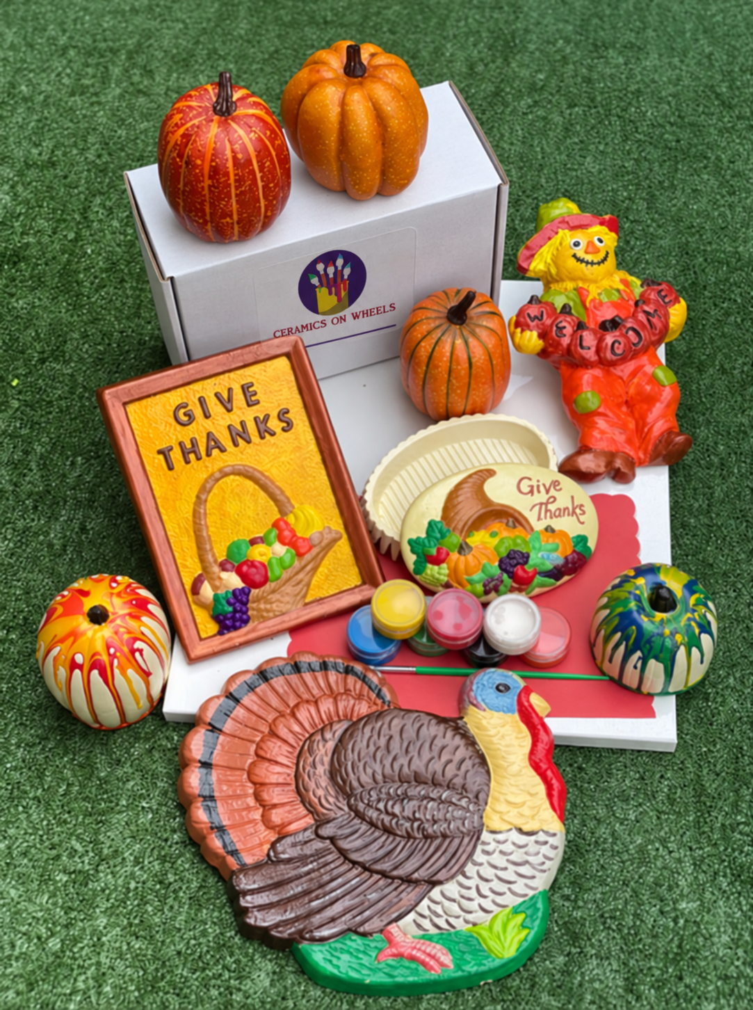 White Ceramics on Wheels Autumn Display.png