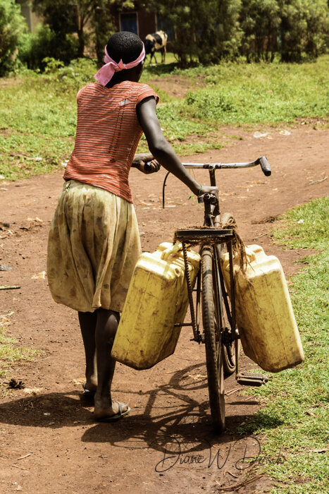 Girl Transporting Water