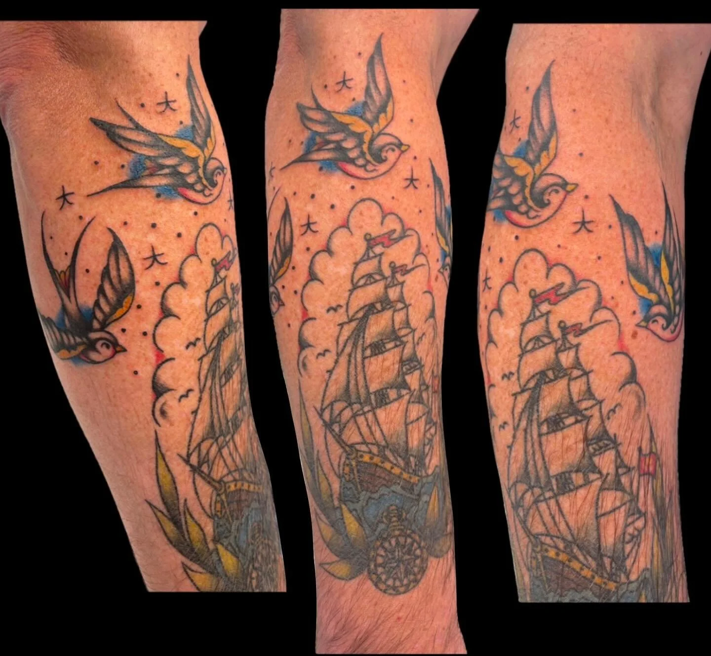 Added sparrows around this healed ship from a while ago 🏴‍☠️