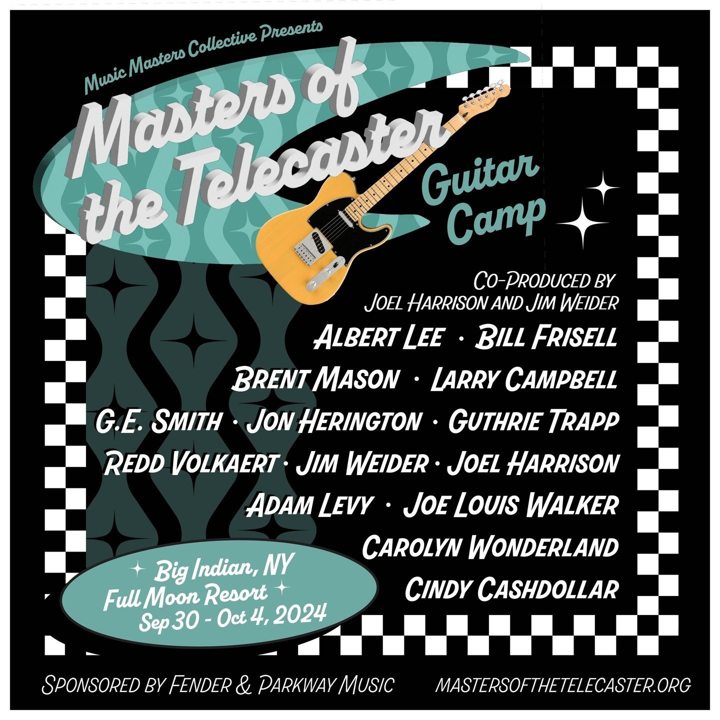 ✨NEW EVENT ALERT! ✨⁠
⁠
Join this amazing panel of artists as we dive into the world of The Telecaster in this 4-night, 5-day, all-inclusive music vacation. There will be master classes, interactive jam sessions, private performances, and so much more