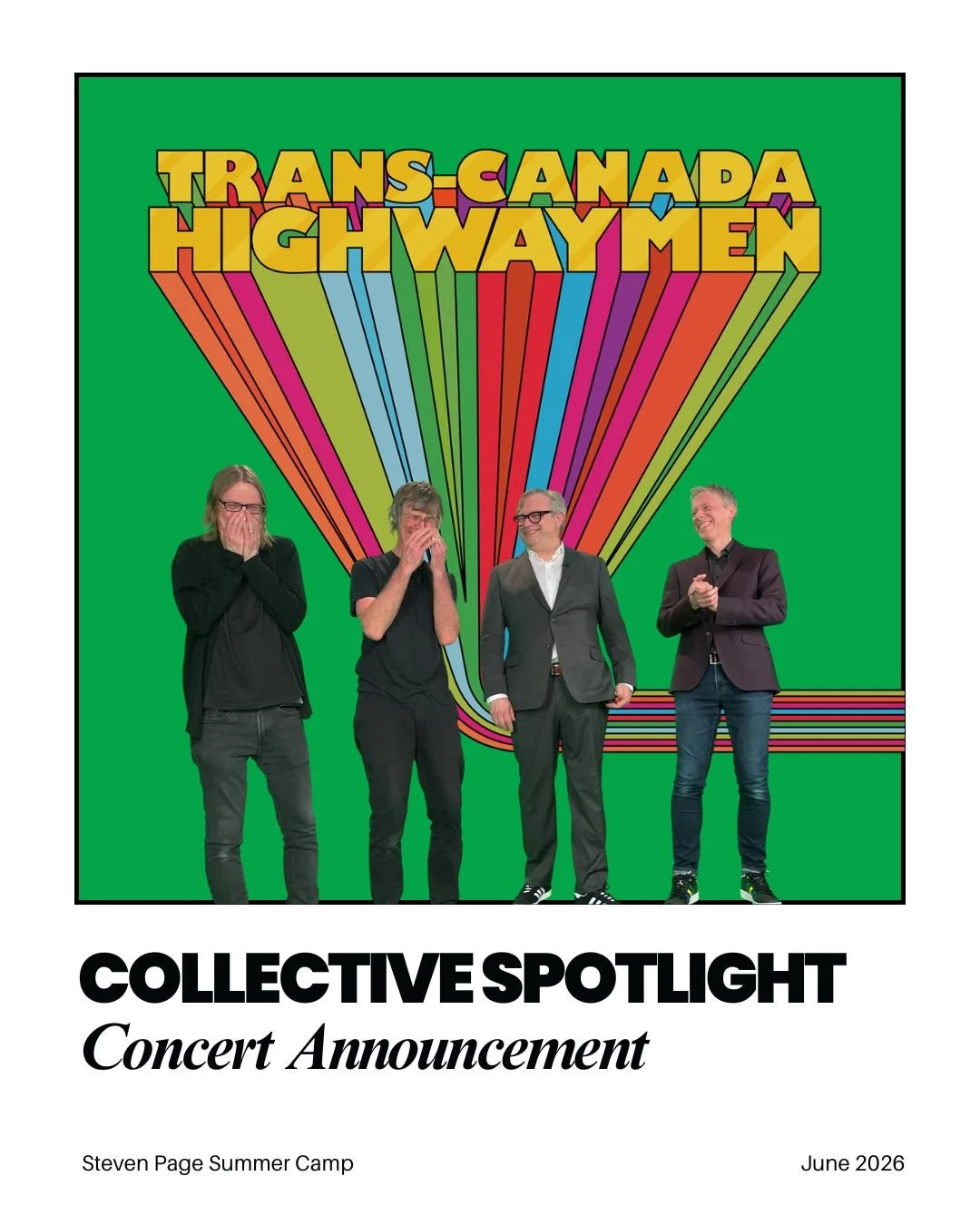 🇨🇦🎸 West Coast debut, years in the making! 🎸🇨🇦

After years of coordination, Trans-Canada Highwaymen are finally bringing their first headlining shows to Vancouver and Victoria. Catch them live at the Commodore Ballroom on June 6 and McPherson 