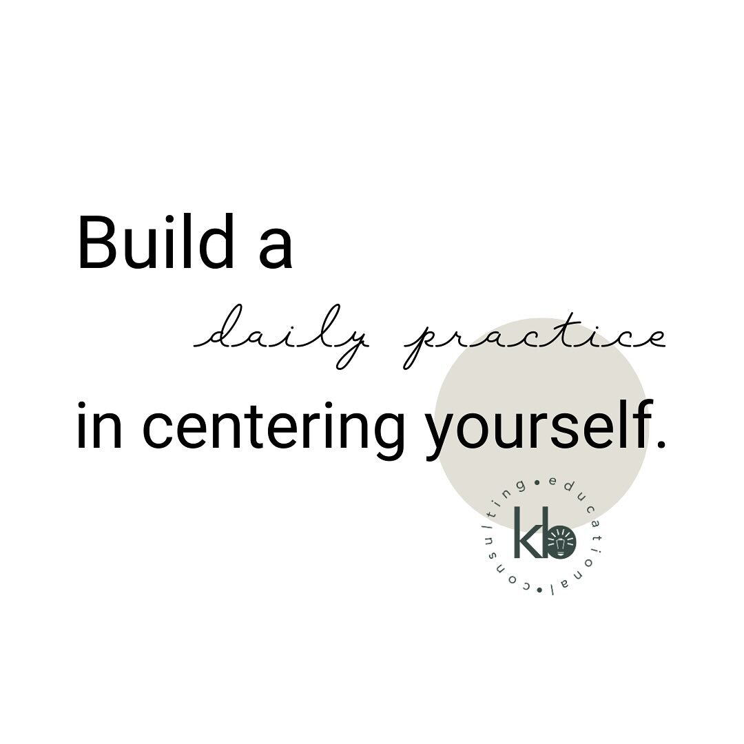 And no, I don&rsquo;t mean making yourself the center of attention every day. 💁🏼&zwj;♀️

This comes from the work of Laura van Dernoot Lipsky and her book Trauma Stewardship. @futuretrippingwithlaura 

I finished a book study with an awesome group 