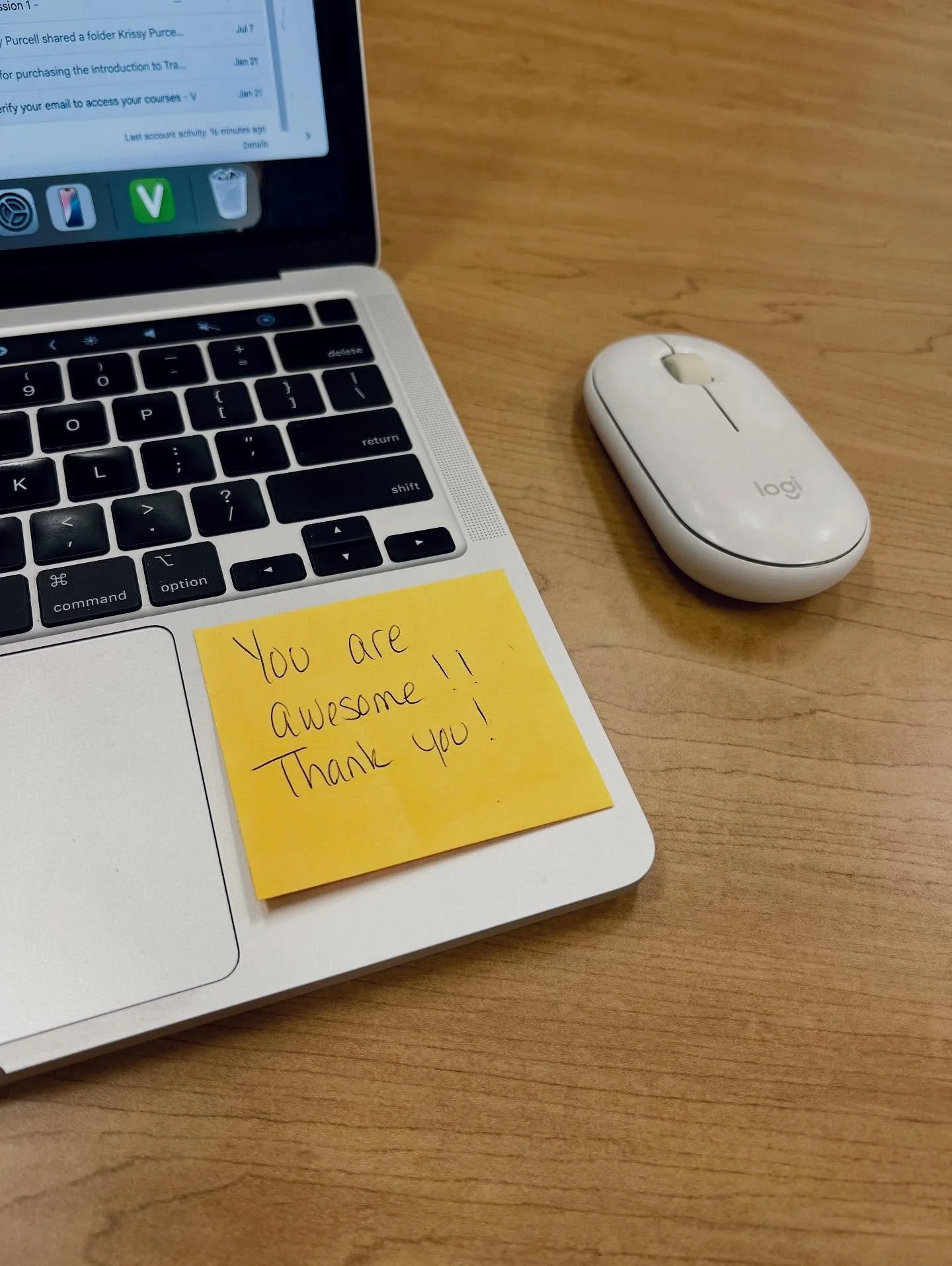 A reminder that the little things are the big things.

A participant slipped this post-it to me in a training a few weeks ago and it was a moment of positive connection I desperately needed.

It&rsquo;s been with me ever since because it&rsquo;s been