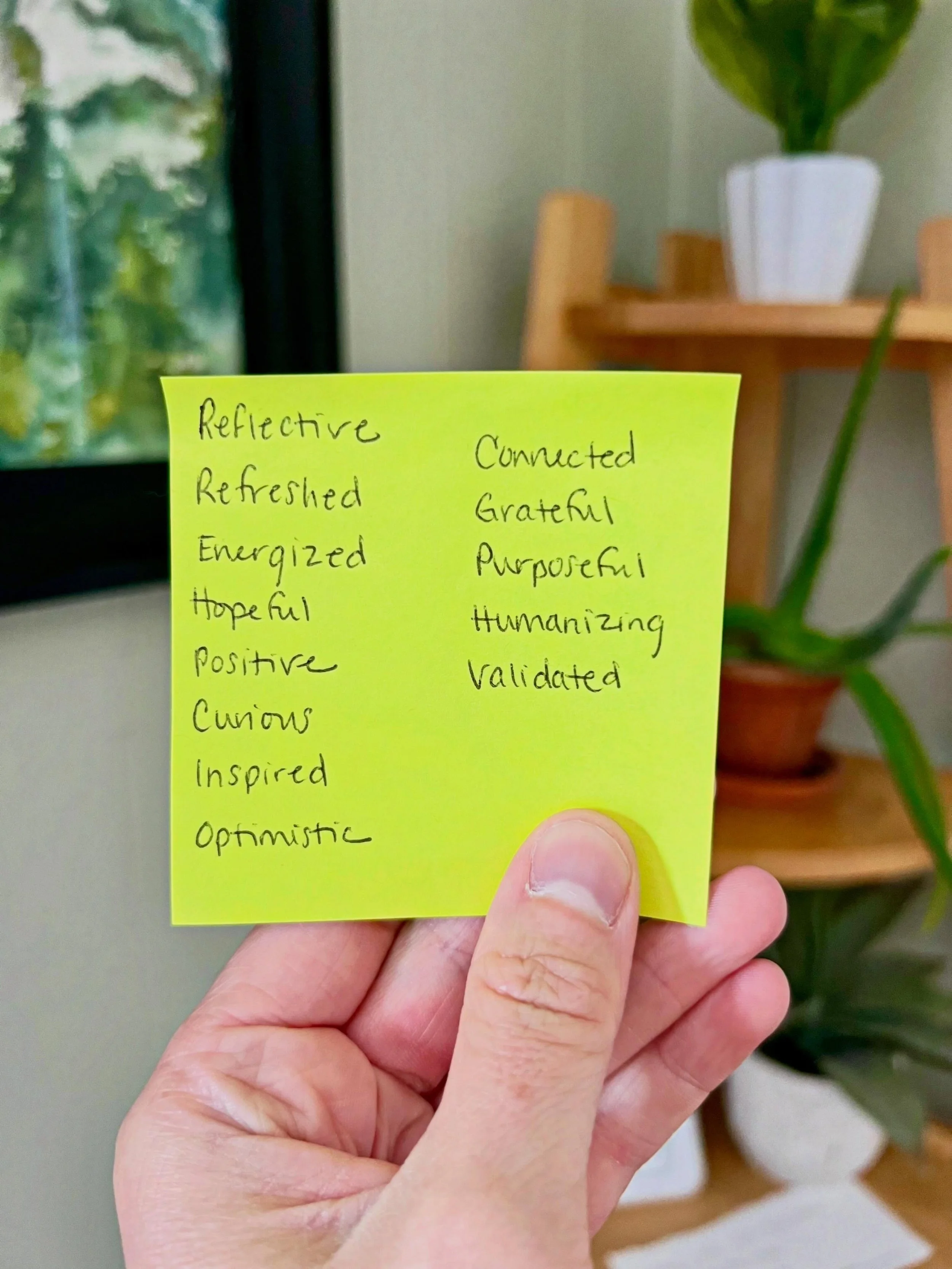 Some of the most common feeling words shared by participants following my webinar last night with @cny.oc.teachercenter on how to use healing centered education and a strengths based approach to behavior as a way to regain some hope about our work in
