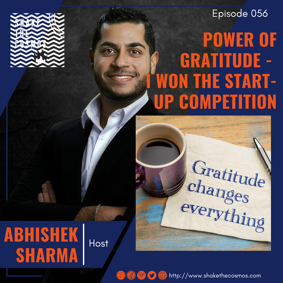 The Power of Gratitude- I Won a Start-Up Competition