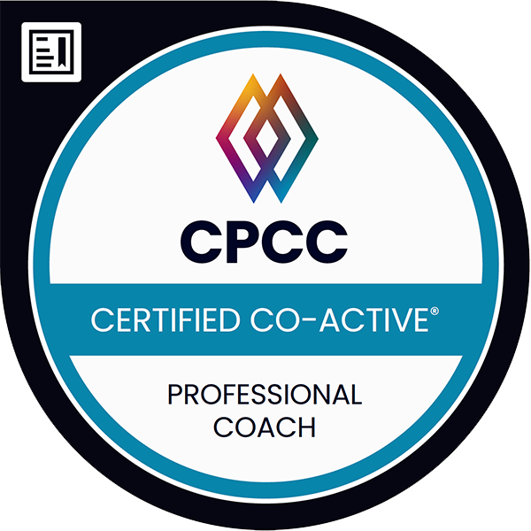 CPCC Certified Co-Active Professional Coach badge