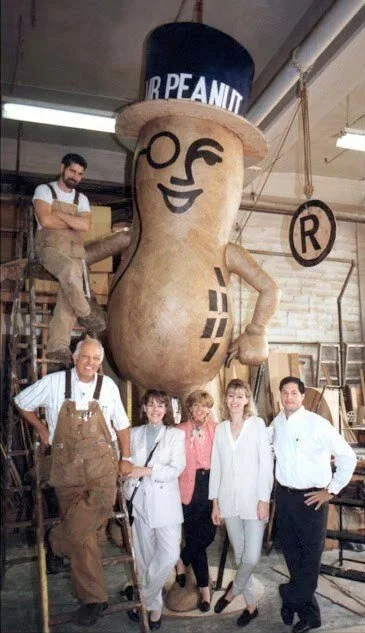 Mr. Peanut Paper Mache'.jpg