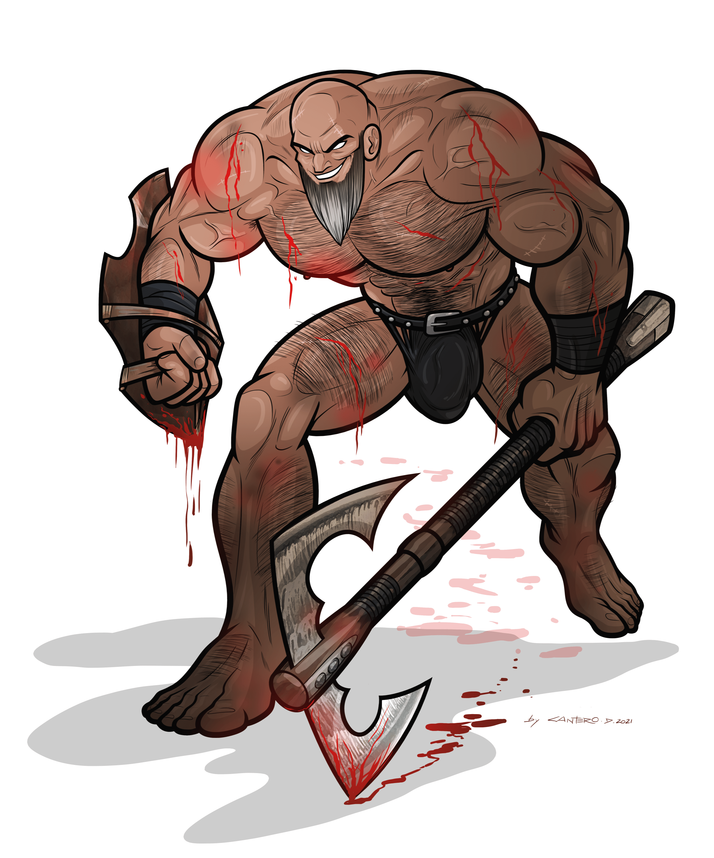 A Dream Come True: David Cantero Draws Occam the Barbarian — Alphadesigner