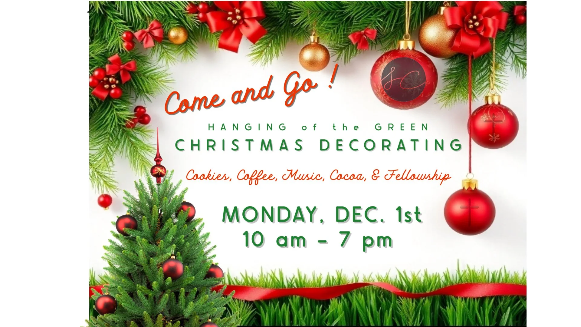 Church Christmas Decorating Day