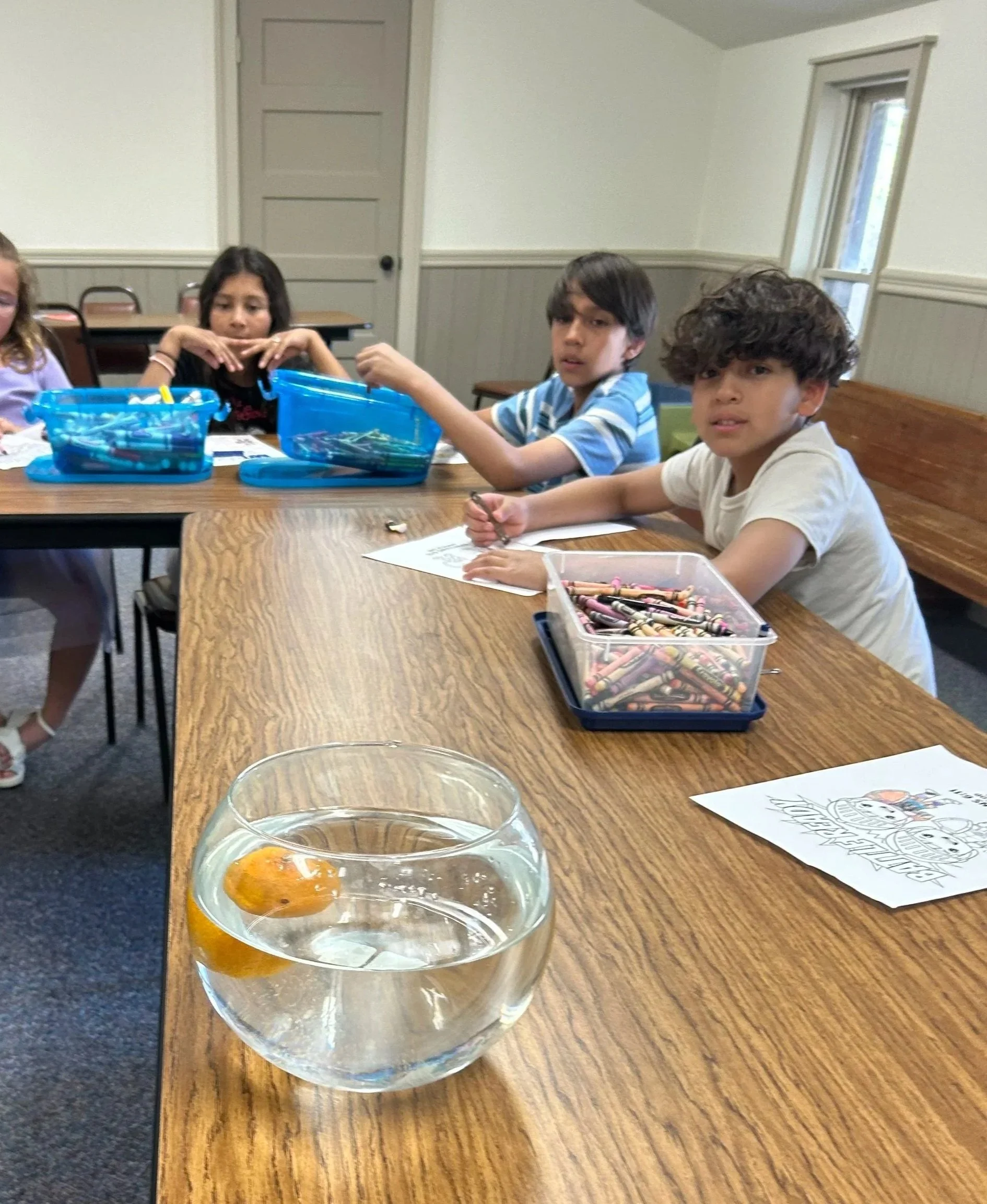 An orange has a peel that protects it, just like the Armor of God protects YOU.  With all of its peel, the orange stays afloat and rises above all else!  

But  . . .  when you peel even just a little bit away, you take away its protection.  The oran