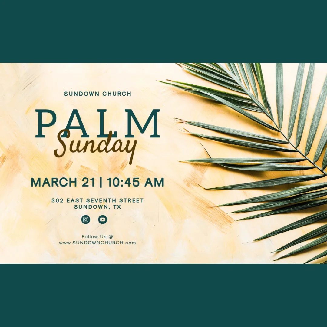 PALM SUNDAY