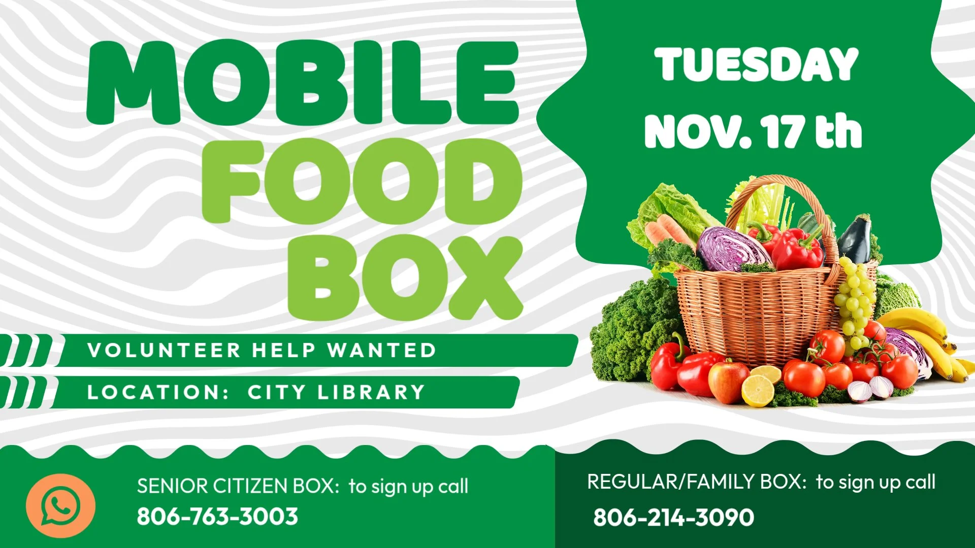COMMUNITY FOOD BOX PANTRY