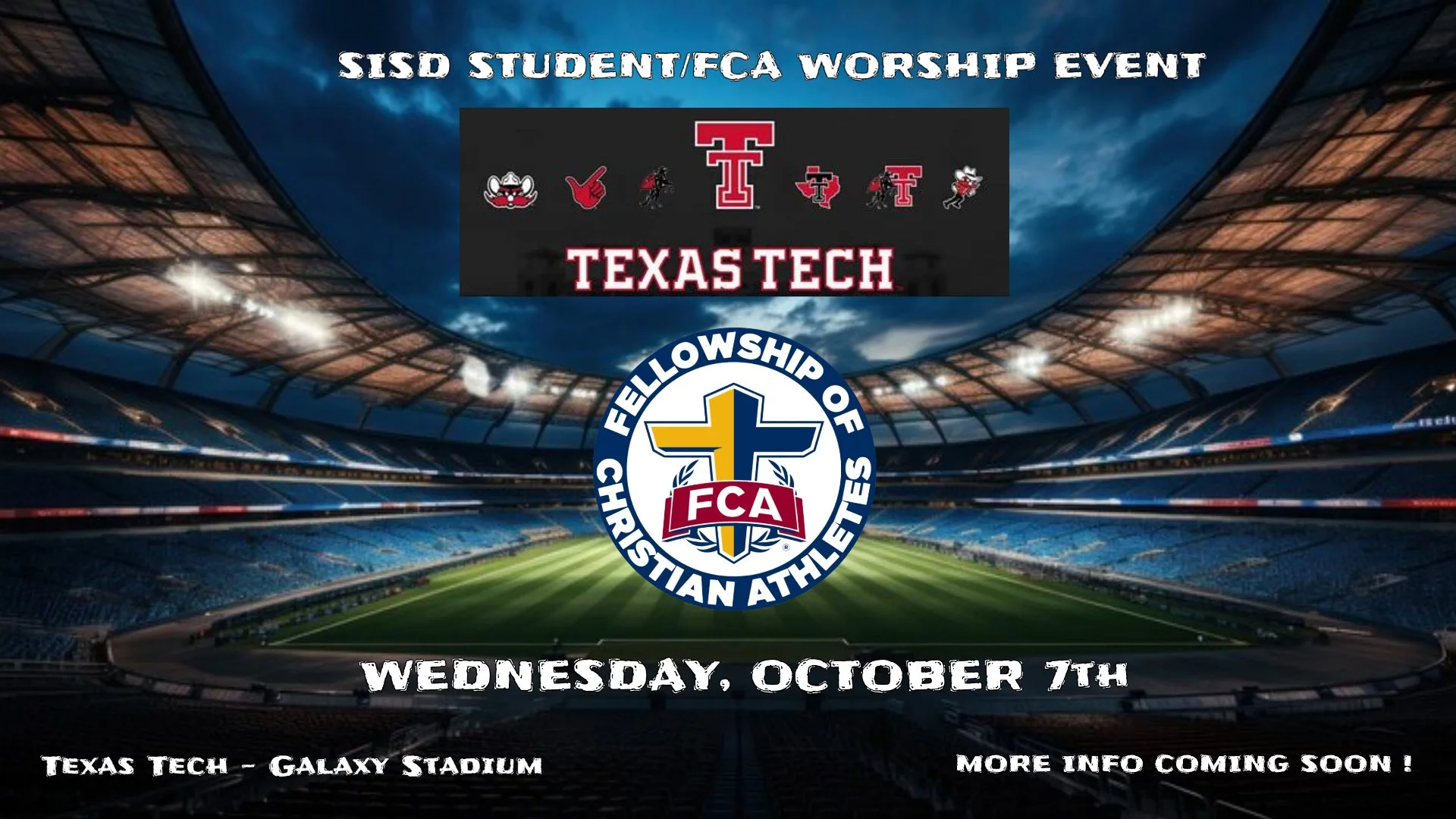 FCA WORSHIP NIGHT @ TEXAS TECH UNIVERSITY