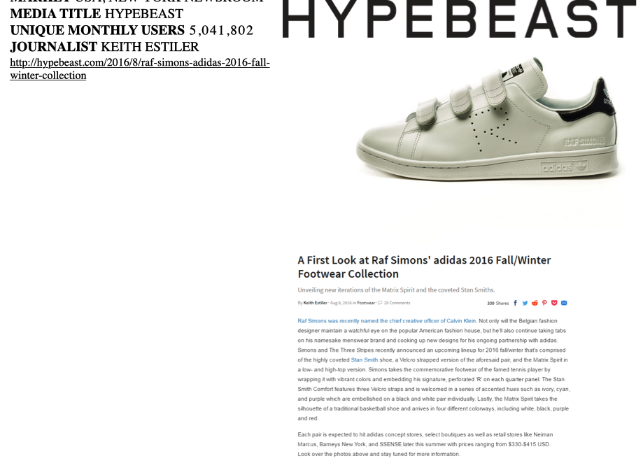 raf simons adidas 2020