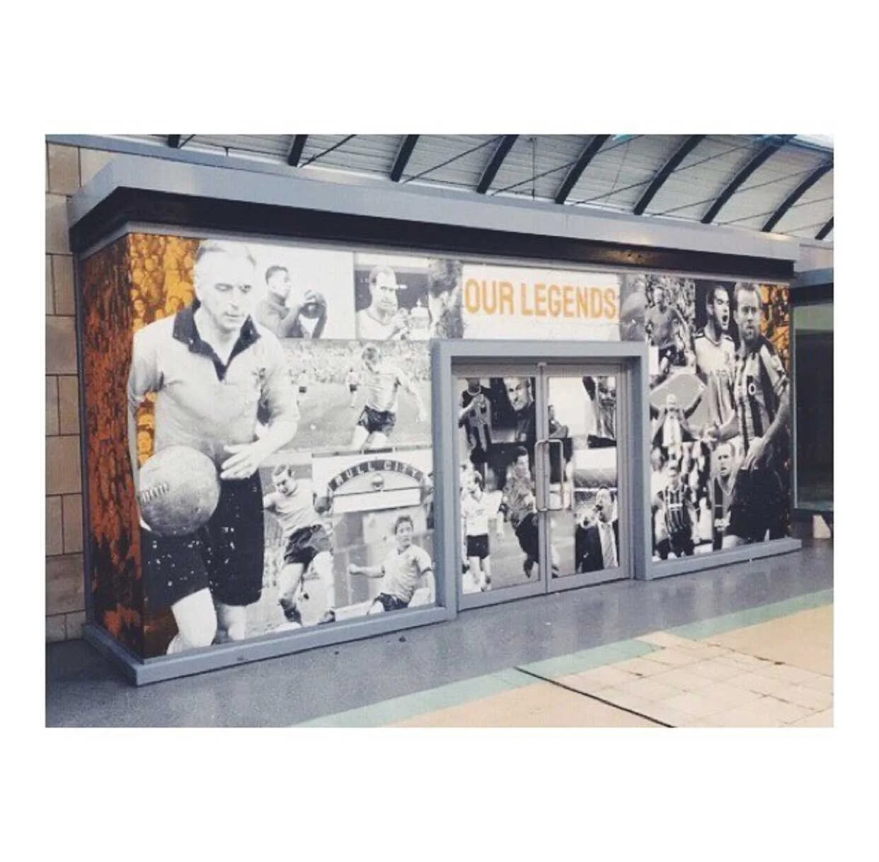 Hull City heritage campaign across the city centre to win over hearts and minds. 