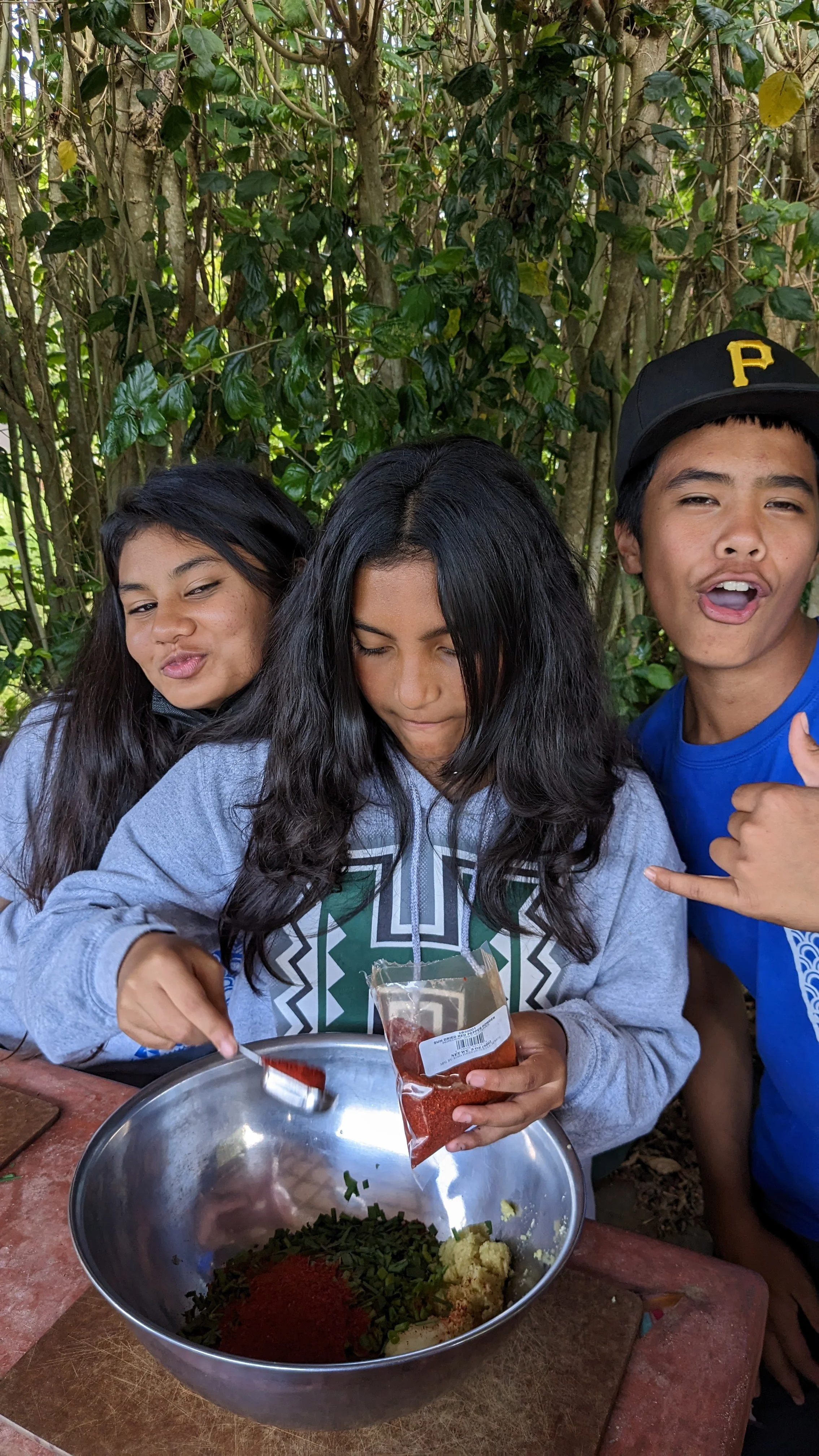 Sophia, Isaac, and Kiana Garden Club.jpg