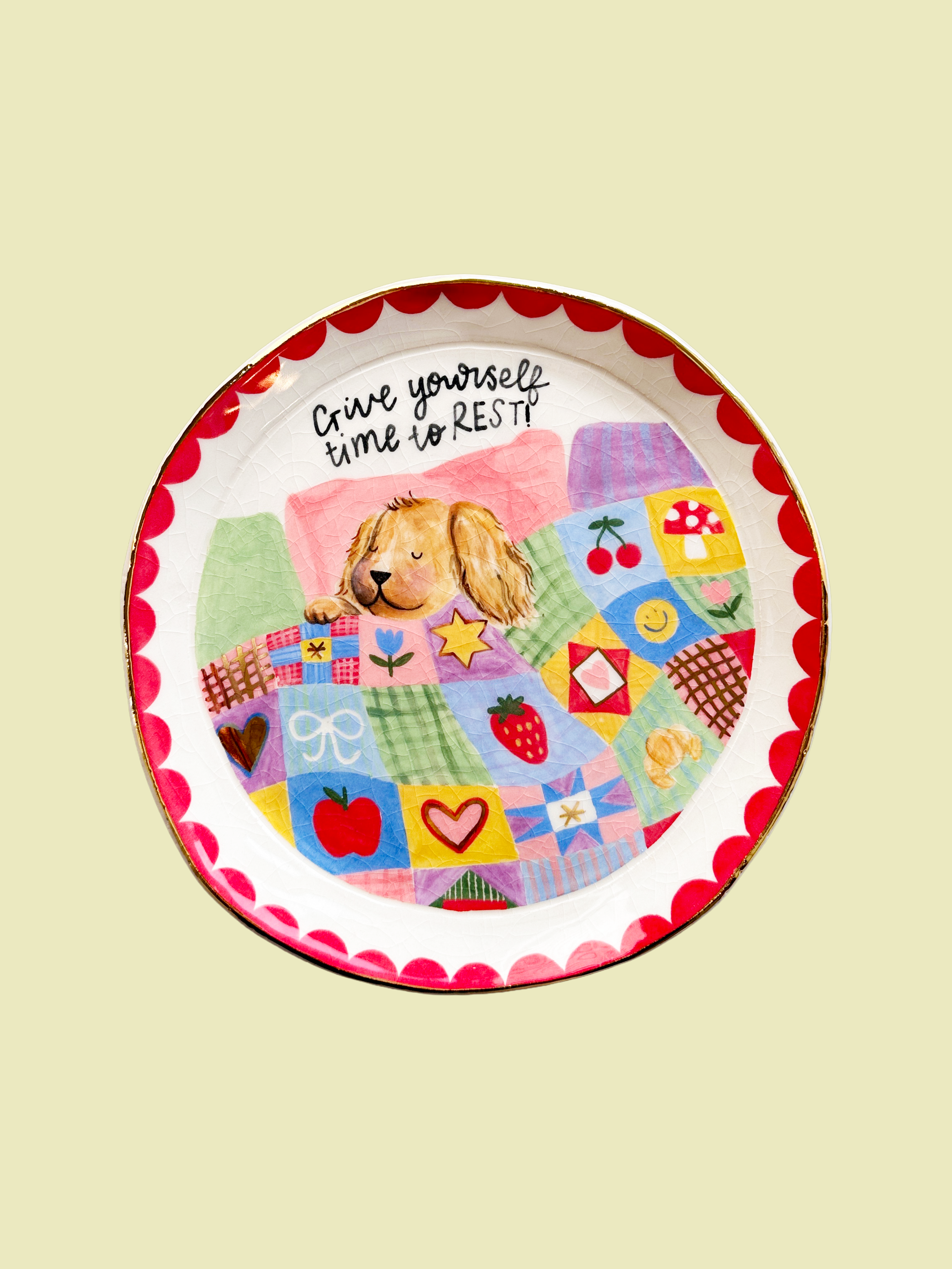 Give Yourself Time To Rest - Plate