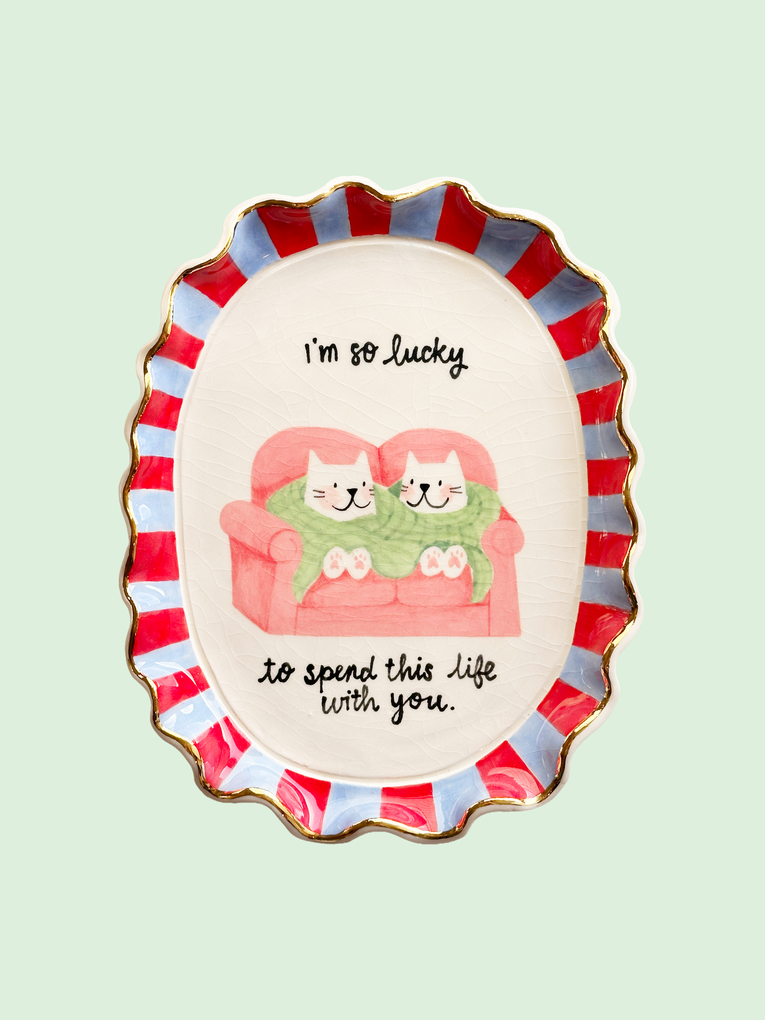 I'm So Lucky - Plate