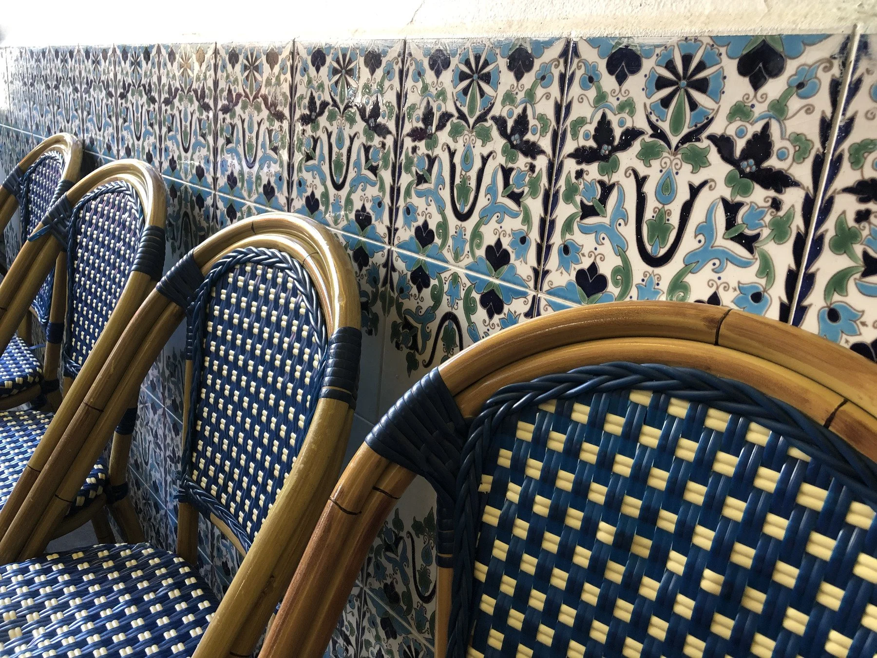 Paris tea house tiles