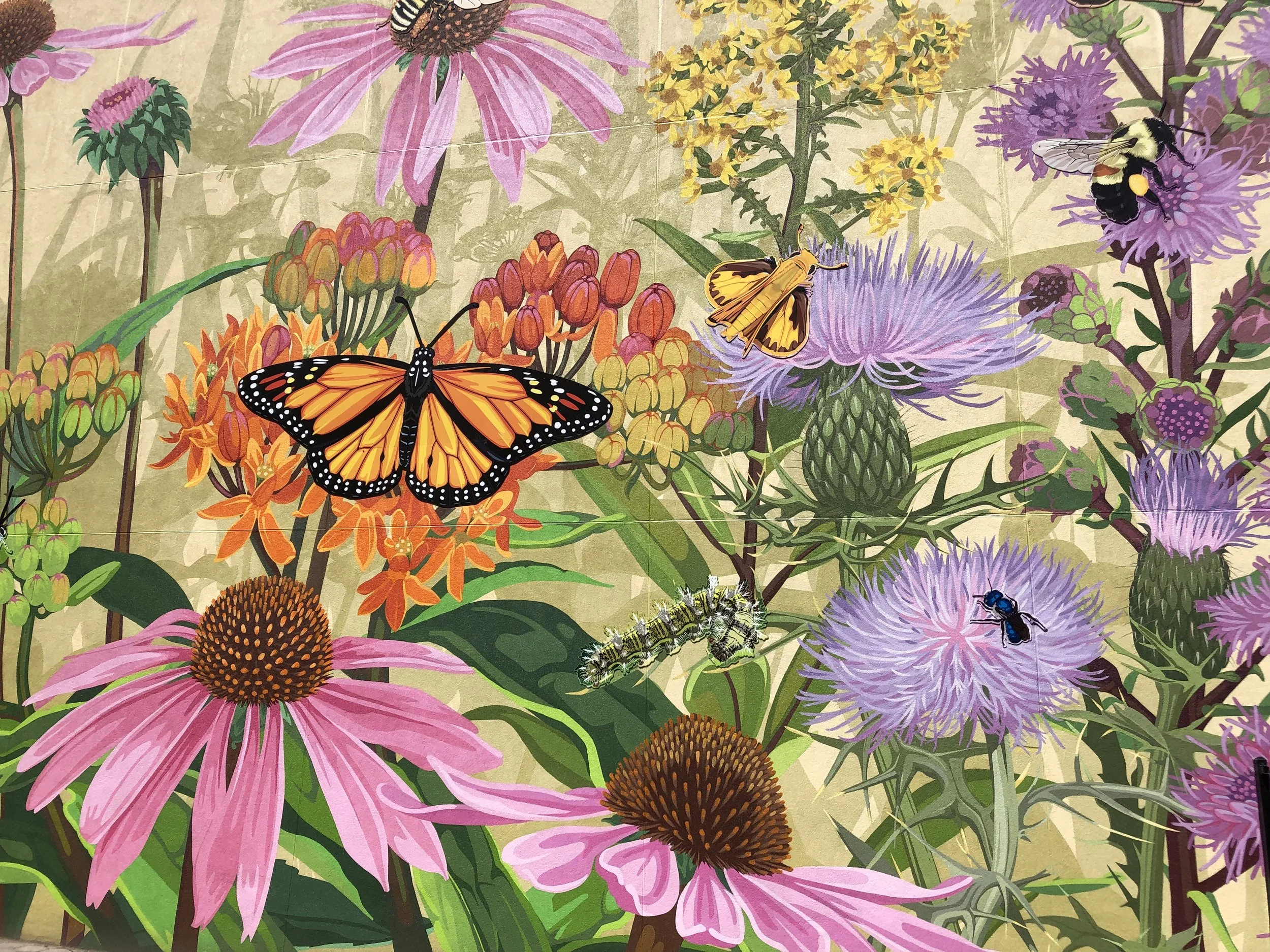 pollinator mural