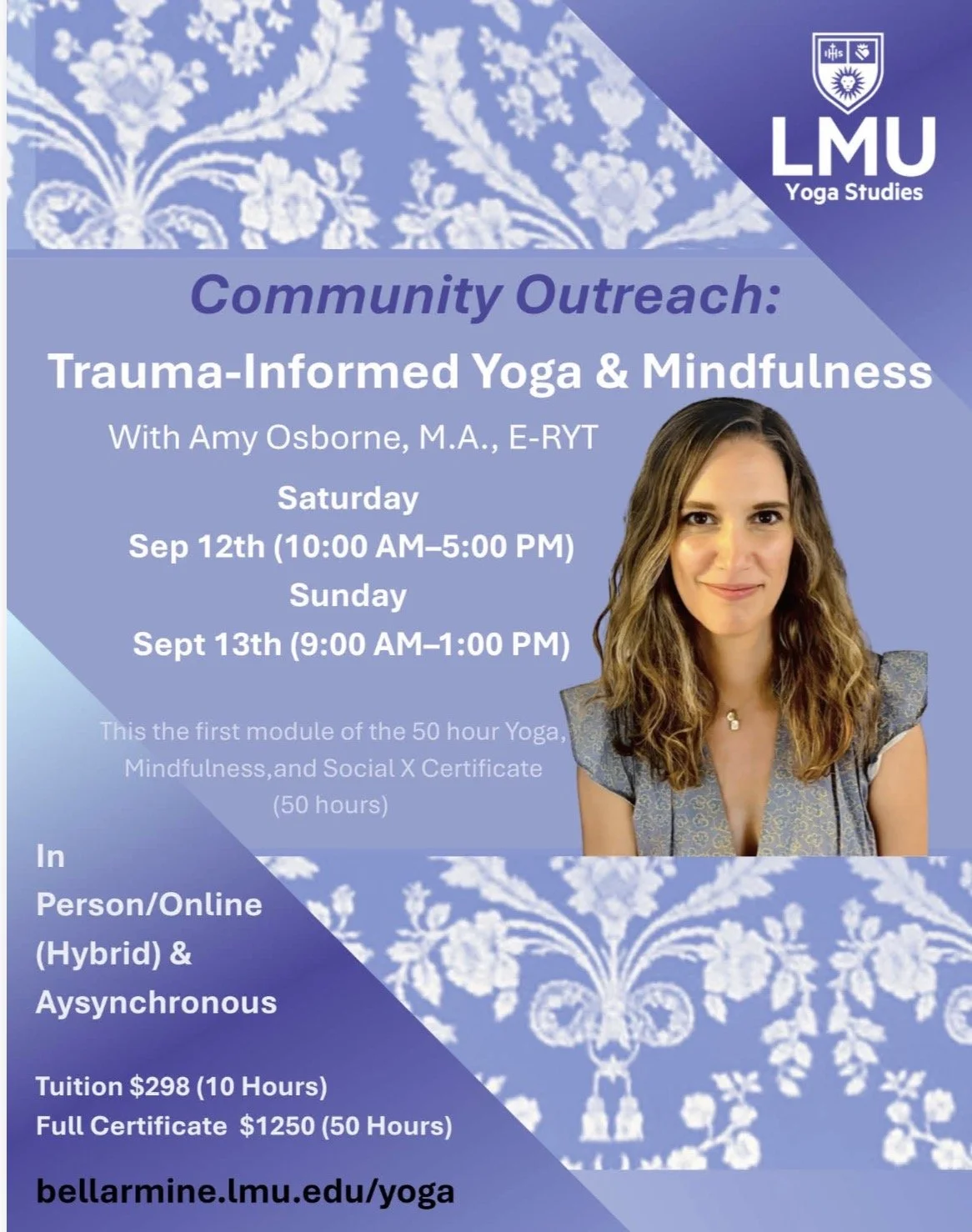 Community Outreach: Trauma Informed Yoga &amp; Mindfulness