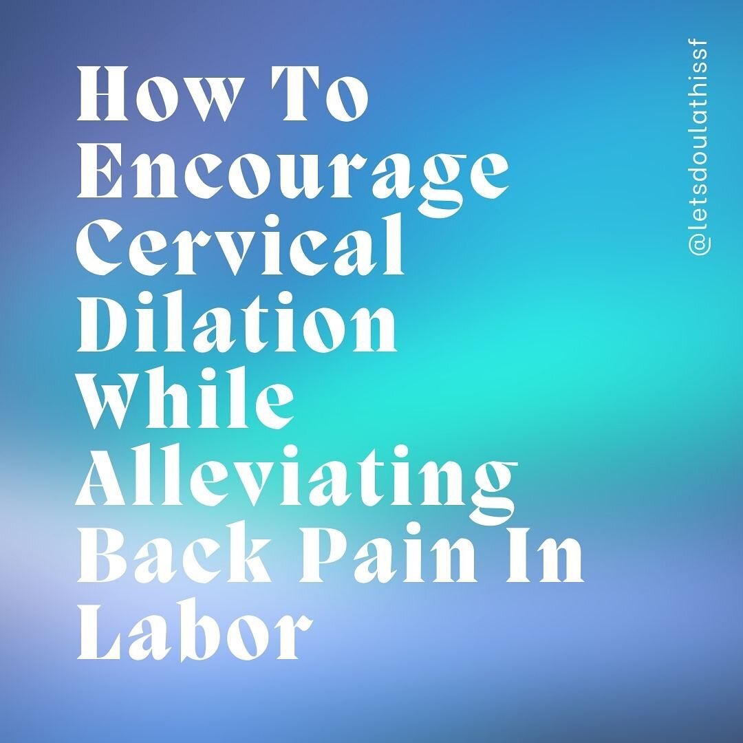 Sometimes baby isn&rsquo;t in an optimal position for labor progression, so us birth nerds have some tricks up our sleeves to help turn them! Try this out if you or your client is struggling with intense back labor pain that could be halting progress