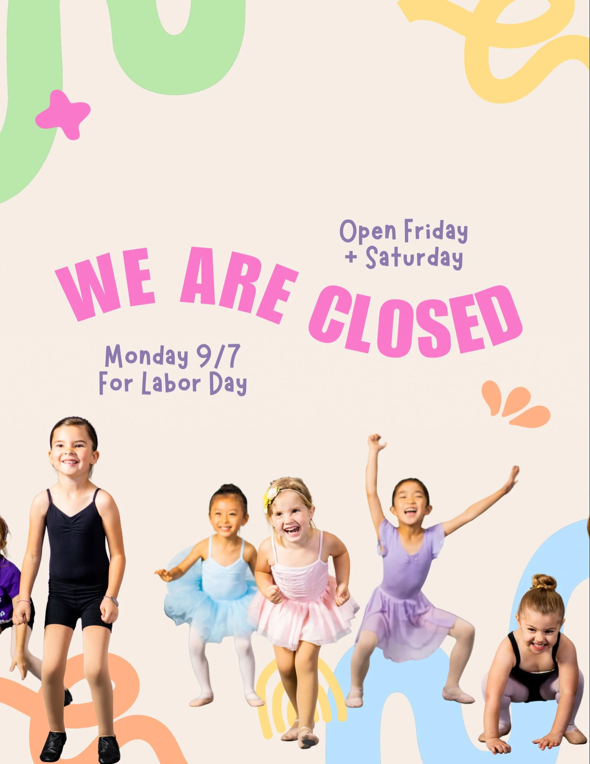 Hey Dreamers! Just a friendly reminder, we&rsquo;ll be closed on Monday&hellip; but we will be OPEN and on the dance floor this weekend! ✨