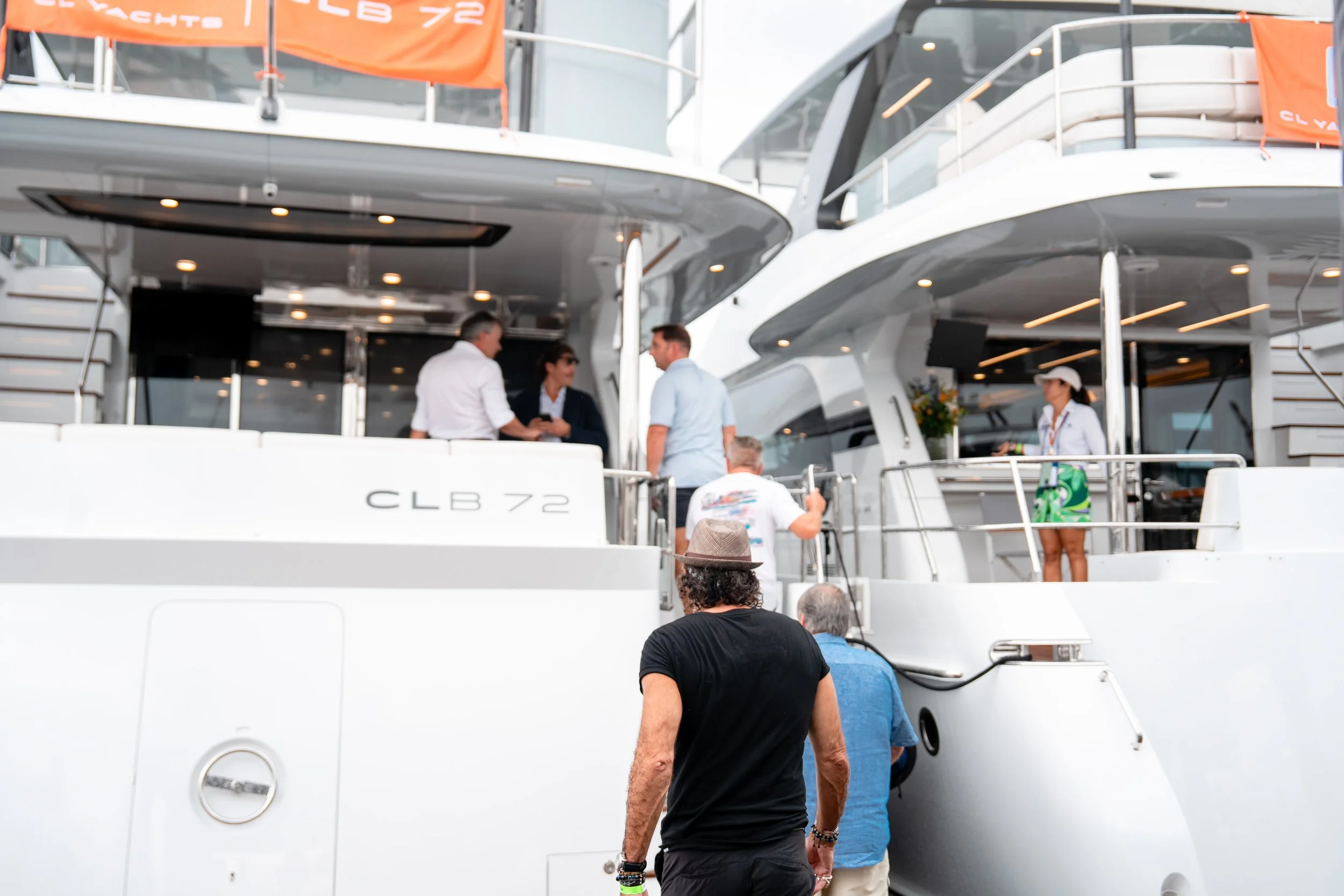 CL Yachts display at the Fort Lauderdale International Boat Show