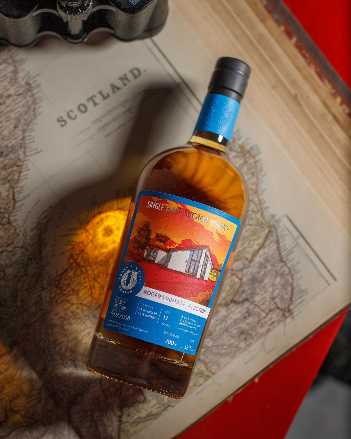 Roger's Whisky Secret Speyside 13 Year Old
⠀⠀⠀⠀⠀⠀⠀⠀⠀
The distillery has to remain a secret, but if you take a good look at the label then you might guess it pretty easily.
⠀⠀⠀⠀⠀⠀⠀⠀⠀
This distillery is known for its sherried whiskies, but the whisky t