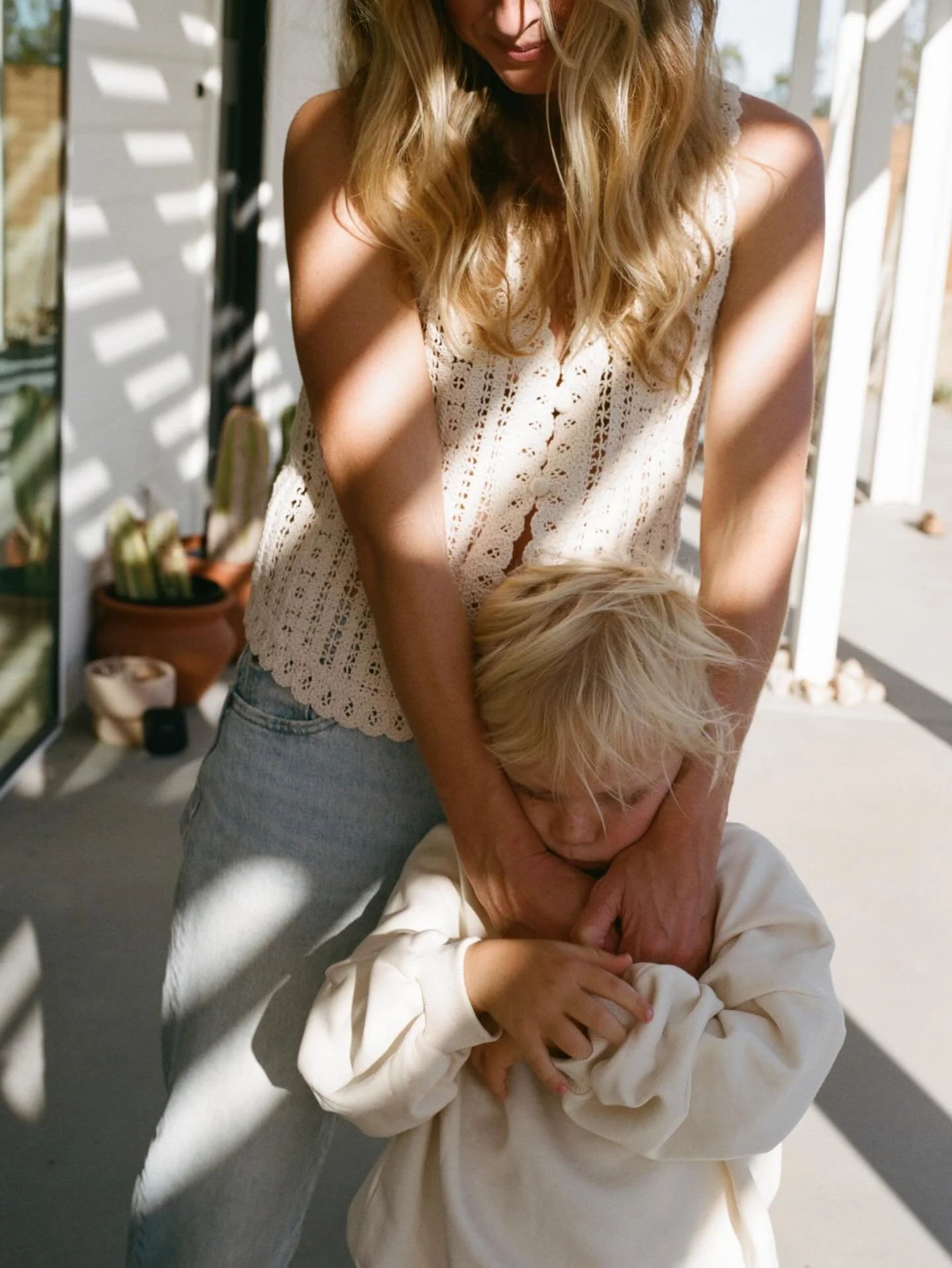 I'm a sucker for wild haired blonde boys and a tree pose in the doorframe.

The heart loves what it loves- who am I to deny it?