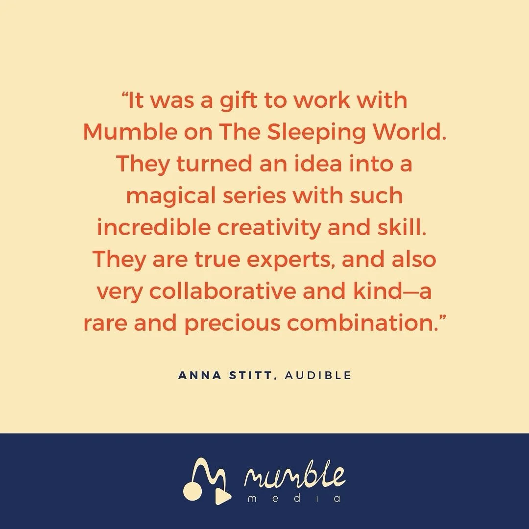 It was an absolute honor to work alongside @revsouths and @audible on The Sleeping World! All episodes are available now on Audible.