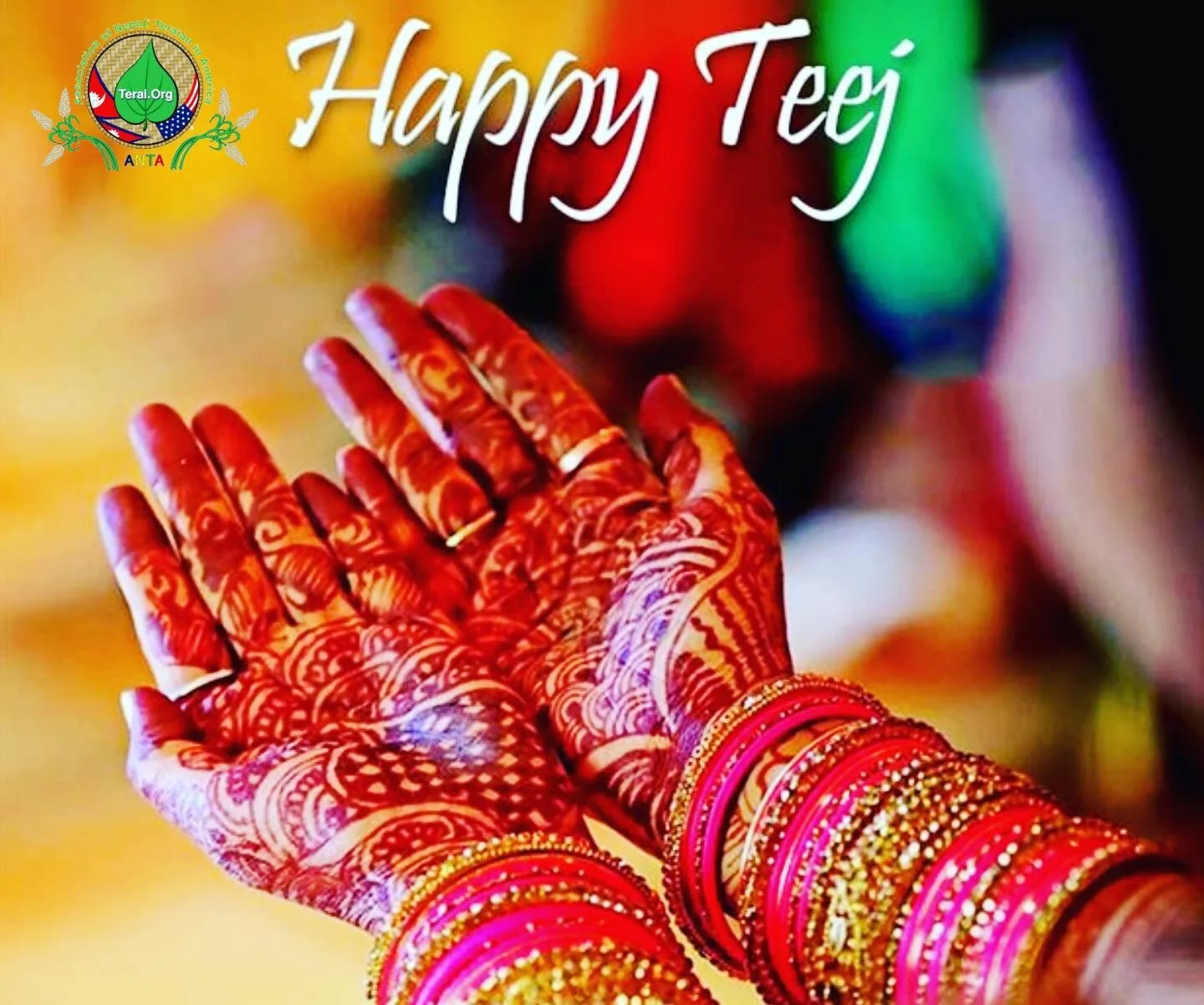 To all the beautiful ladies out there!

I hope this email finds you in good health and spirit!

On behalf of our Women Committee, ANTA would like to wish its community members, friends, and well-wishers a HAPPY TEEJ. For those who are observing and f