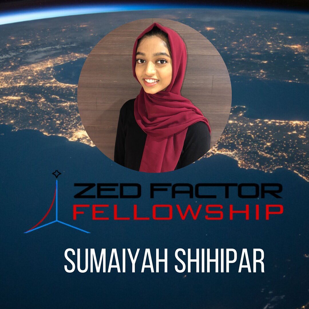 Watch our first IG take over ! Sumaiyah Shihipar, mechanical engineering student at the University of Texas at Arlington and Zed Factor Fellow will be taking over the ZFF instagram to answer your questions, talk a bit about her work and aerospace sto