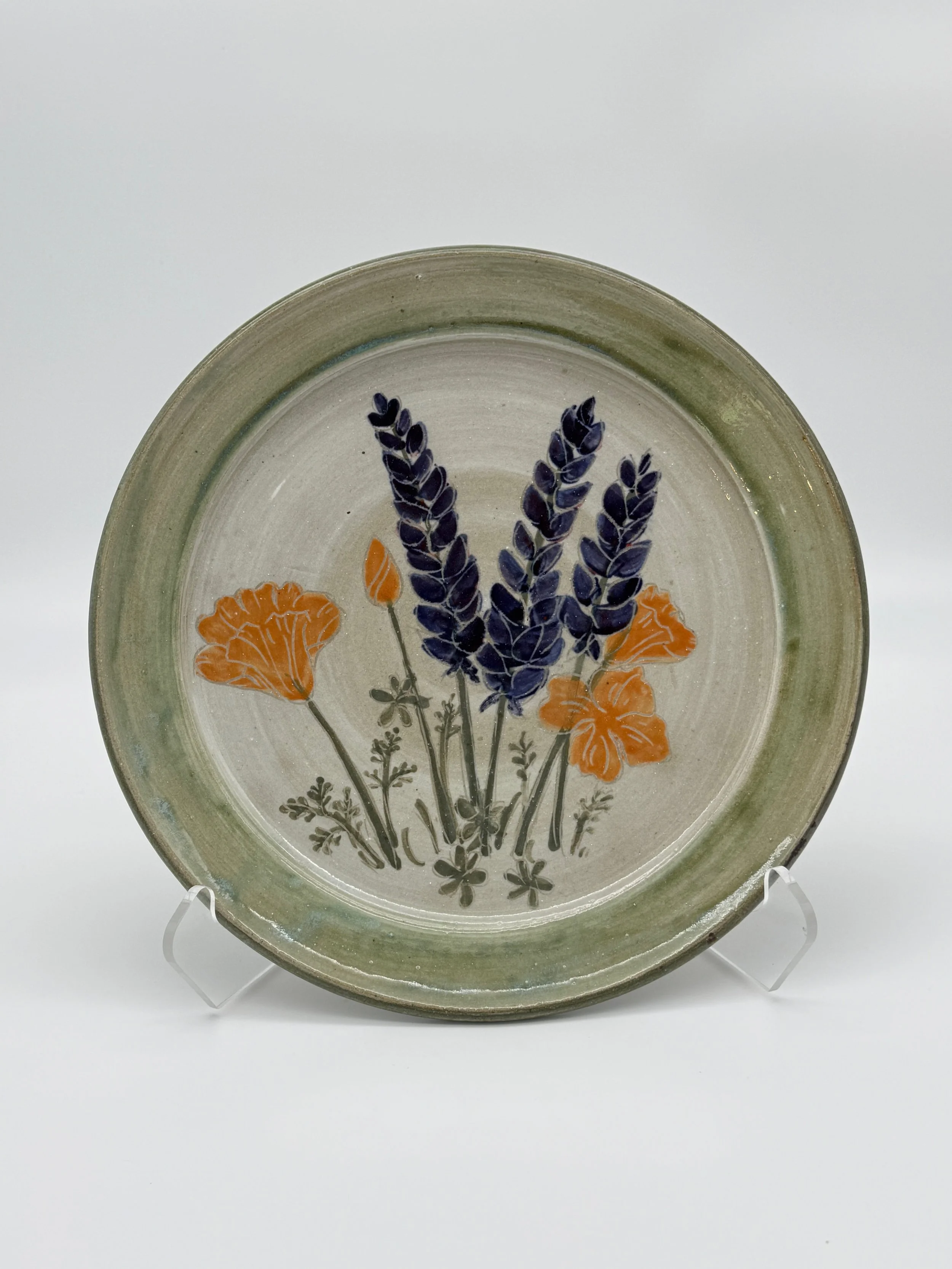 Platter, poppies lupine.jpeg