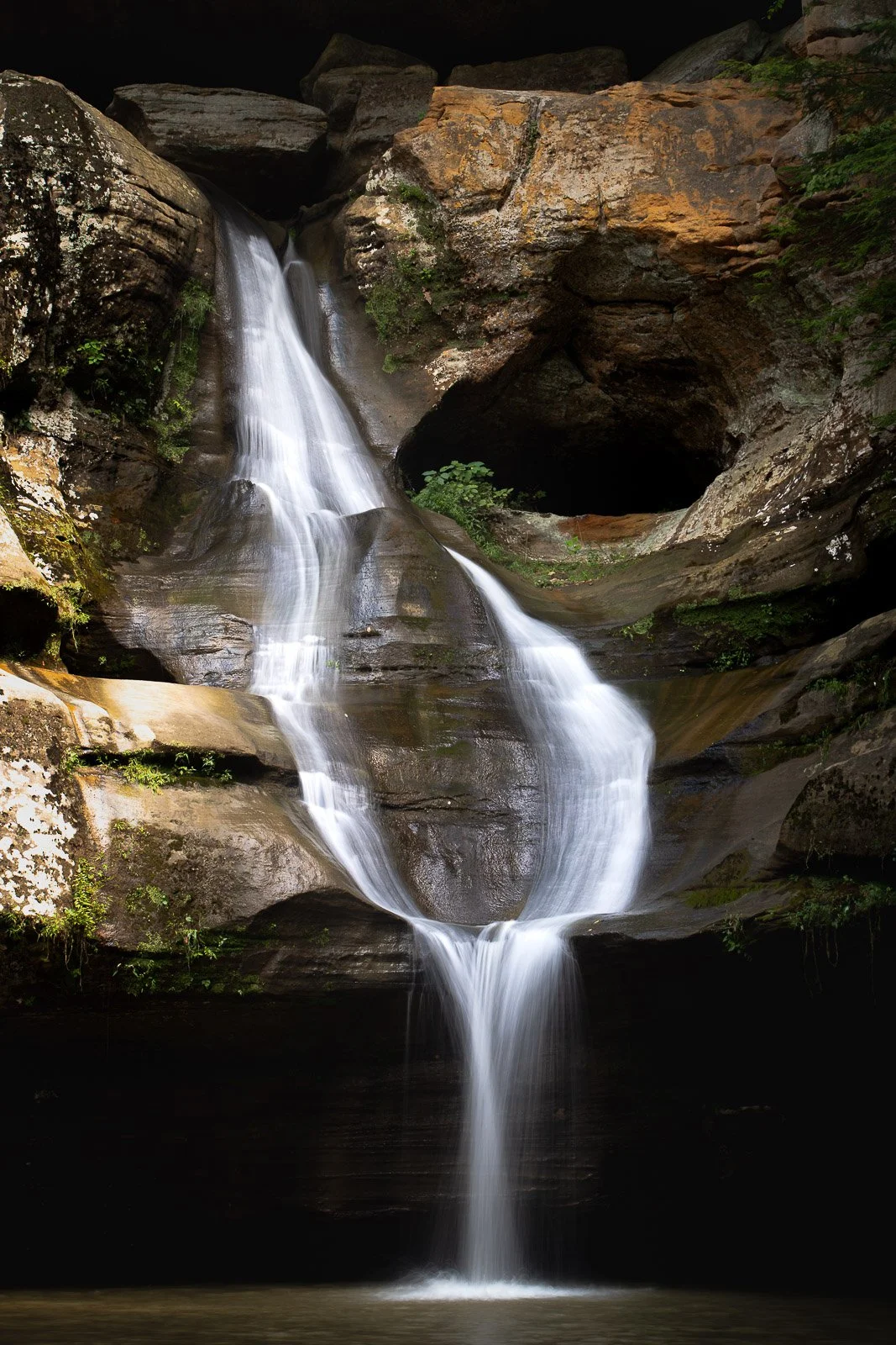Waterfall Hocking hills Ohio