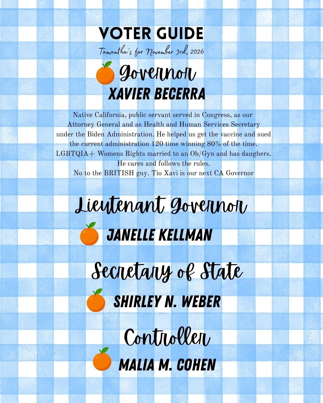 OC California Voter Guide Nov 3rd, 2026