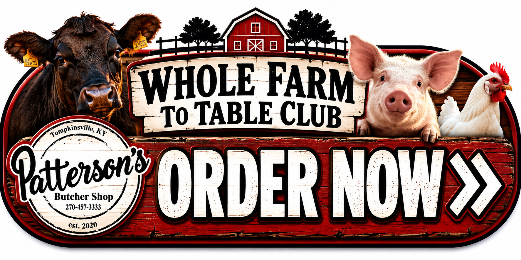 Farm to table meat Kentucky  Monthly meat subscription Kentucky  Bulk beef Kentucky  Meat club membership  Farm fresh meat Tompkinsville KY