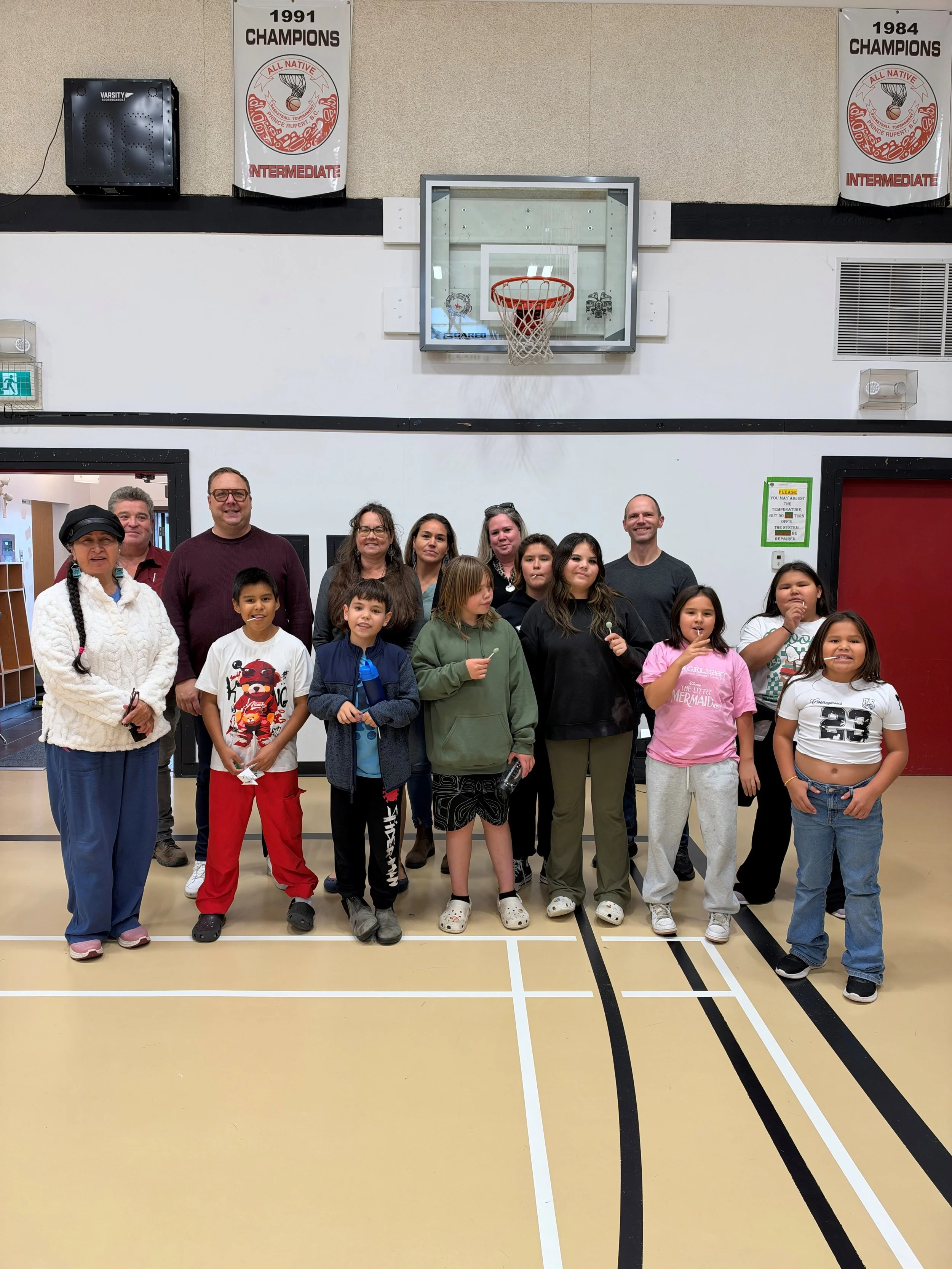 Chief Matthews School Donation