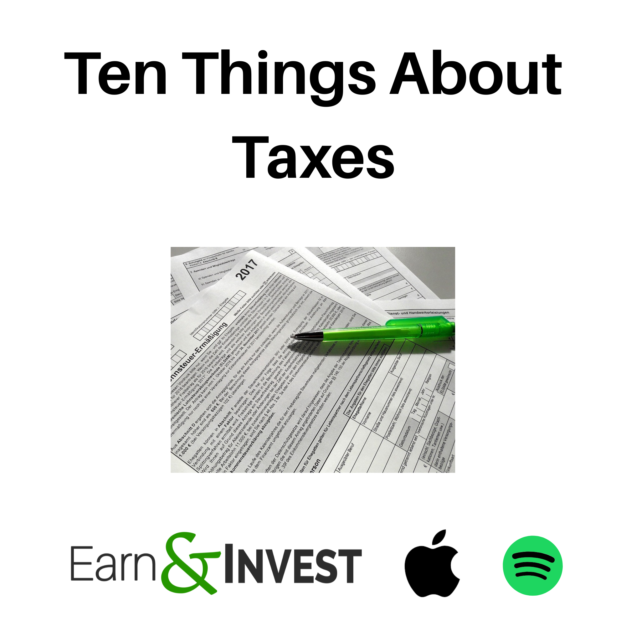 Ten Things About Taxes