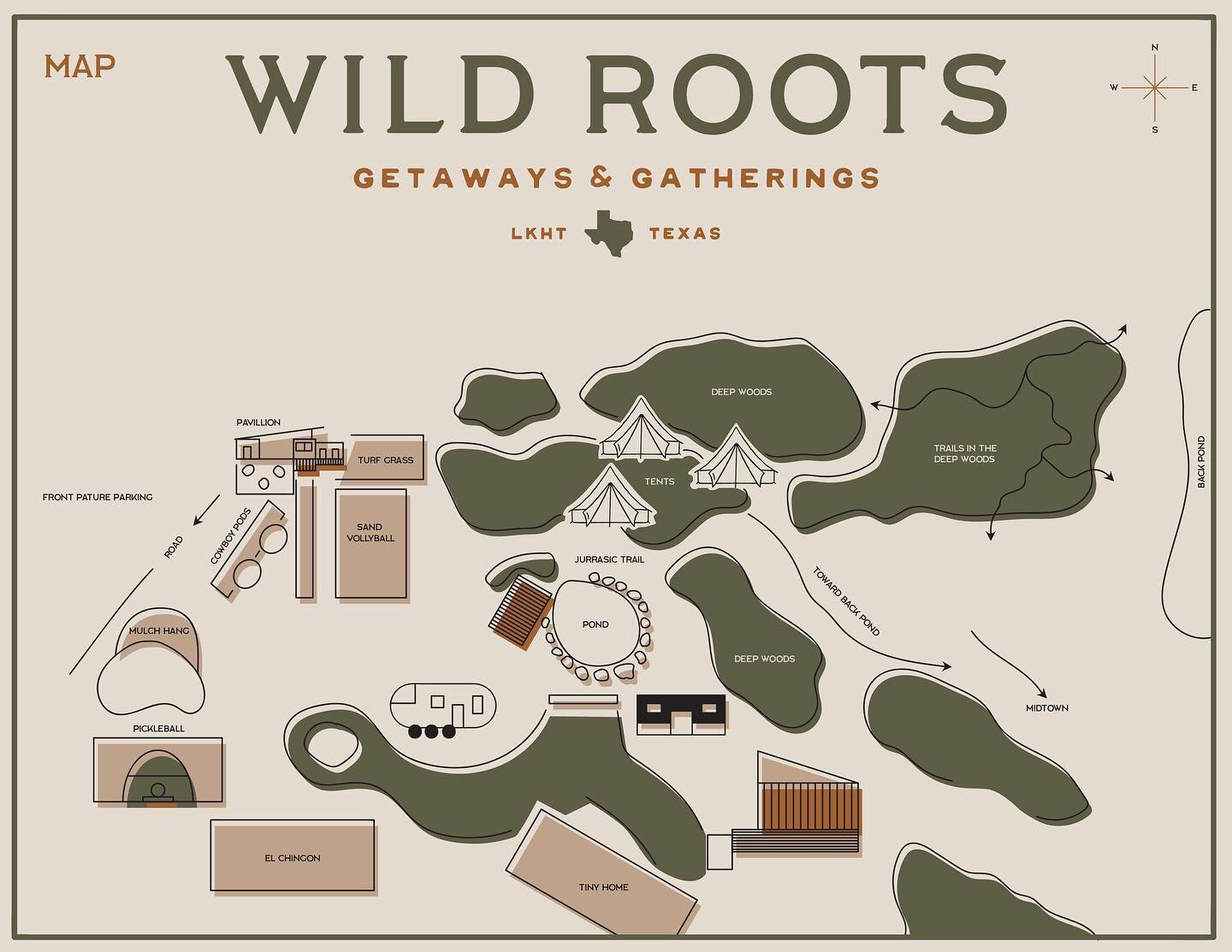 The coolest freakin map of Wild Roots sketched by our very own @ethanjosephjean 🤯