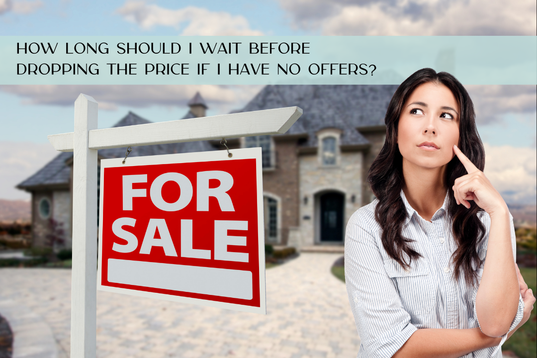 How long should I wait before dropping the price if I have no offers?