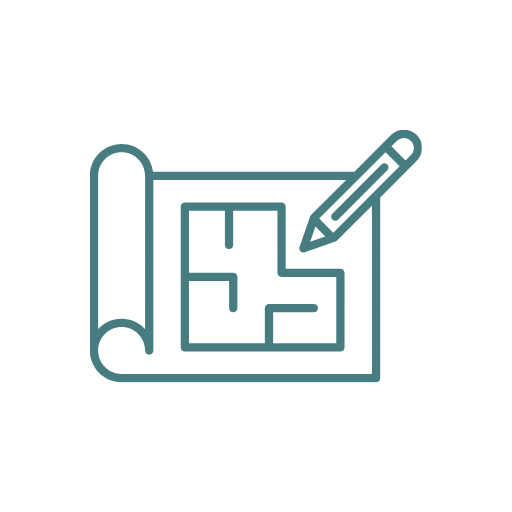Maze with pencil icon